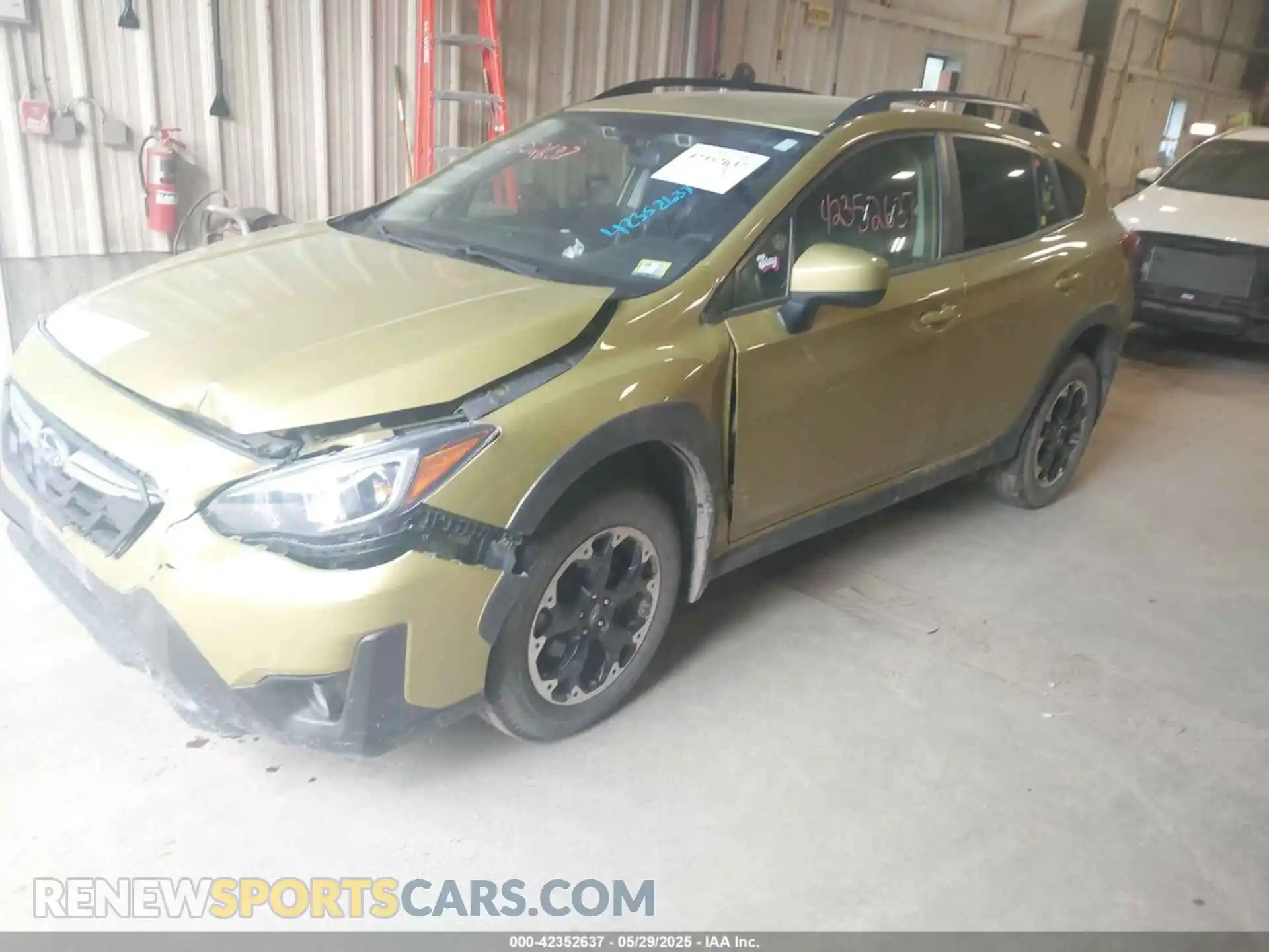 2 Photograph of a damaged car JF2GTAPC1NH231575 SUBARU CROSSTREK 2022
