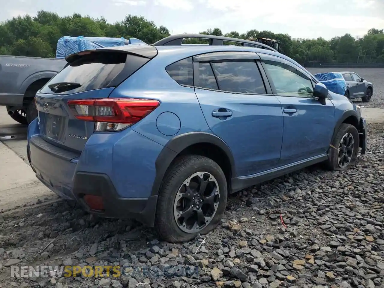 3 Photograph of a damaged car JF2GTAPC8NH238068 SUBARU CROSSTREK 2022