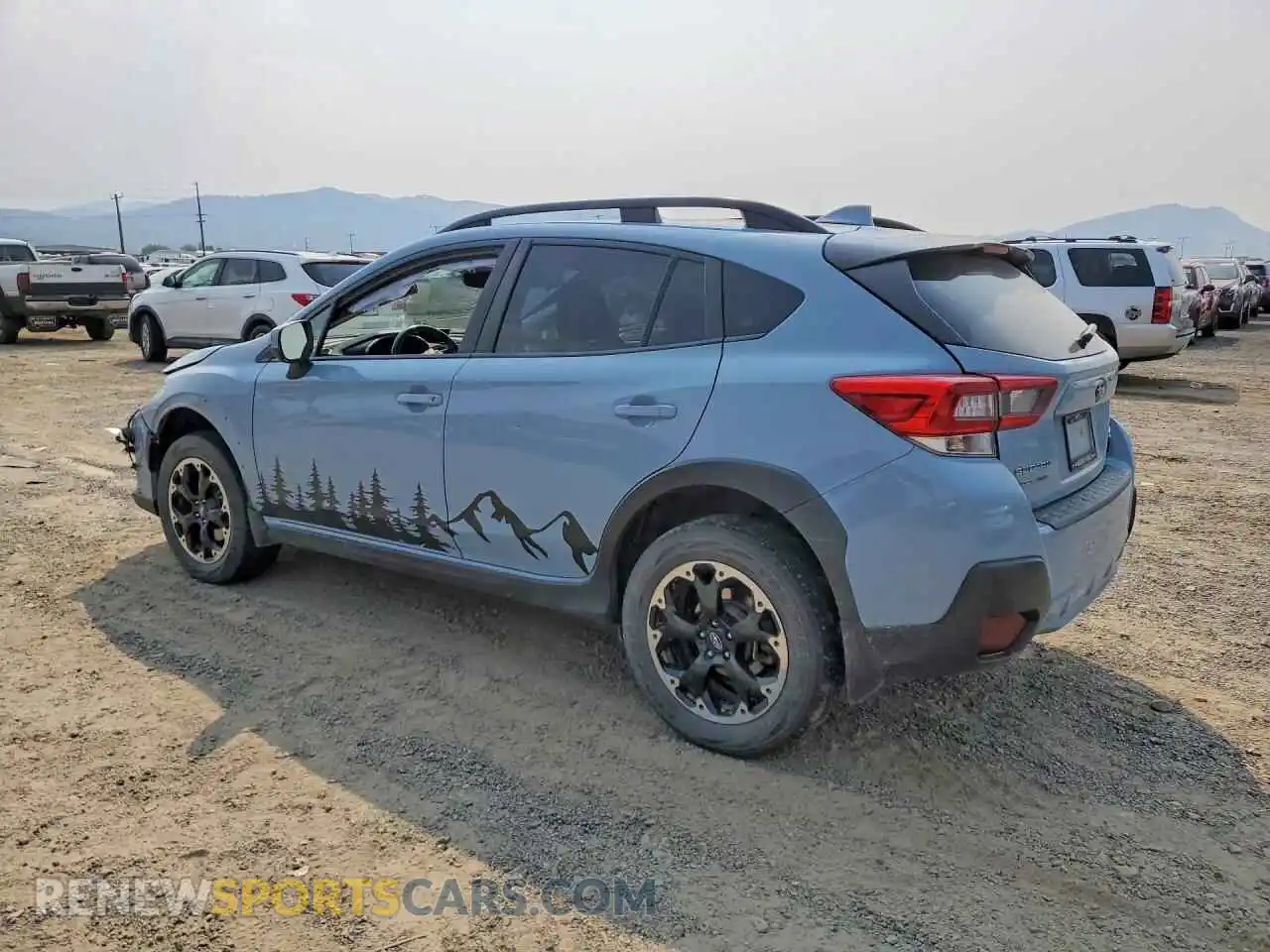 2 Photograph of a damaged car JF2GTAPCXNH287658 SUBARU CROSSTREK 2022
