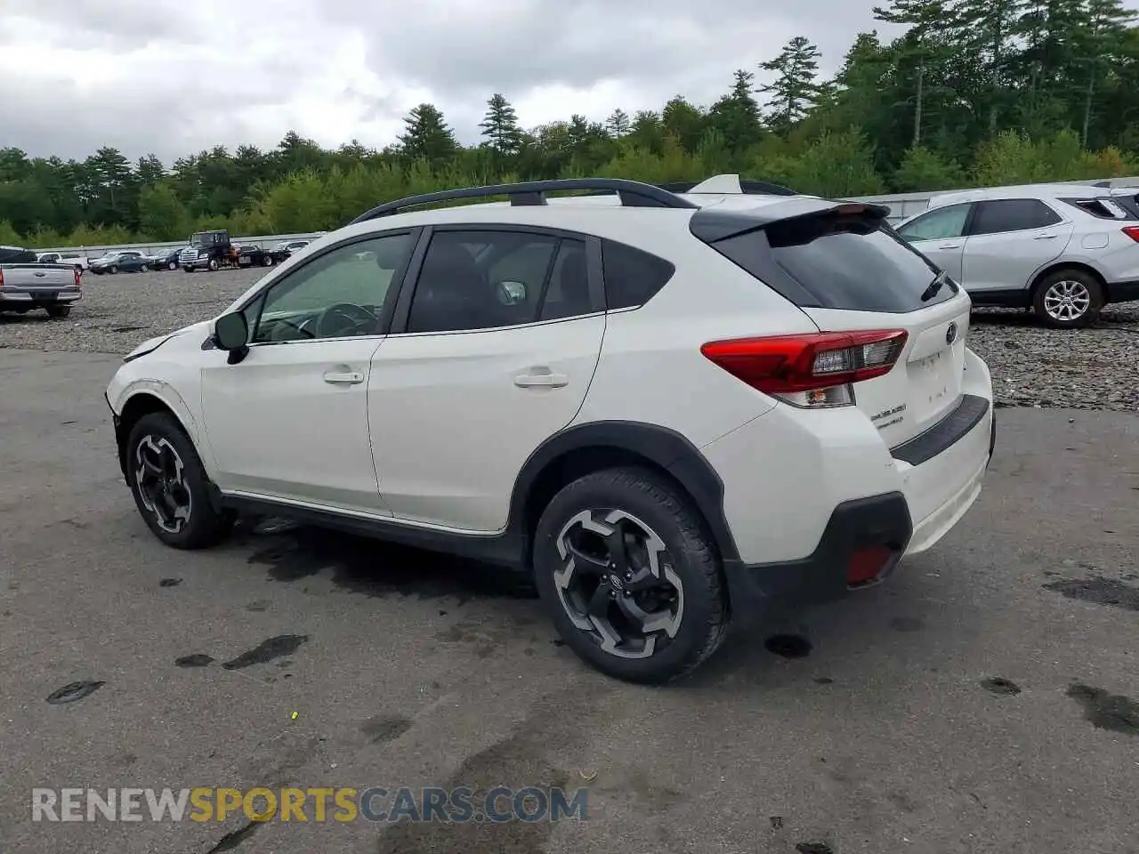 2 Photograph of a damaged car JF2GTHMC7NH268191 SUBARU CROSSTREK 2022