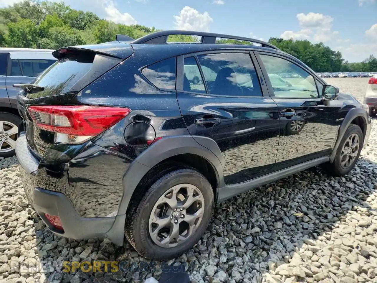 3 Photograph of a damaged car JF2GTHRC1NH203264 SUBARU CROSSTREK 2022