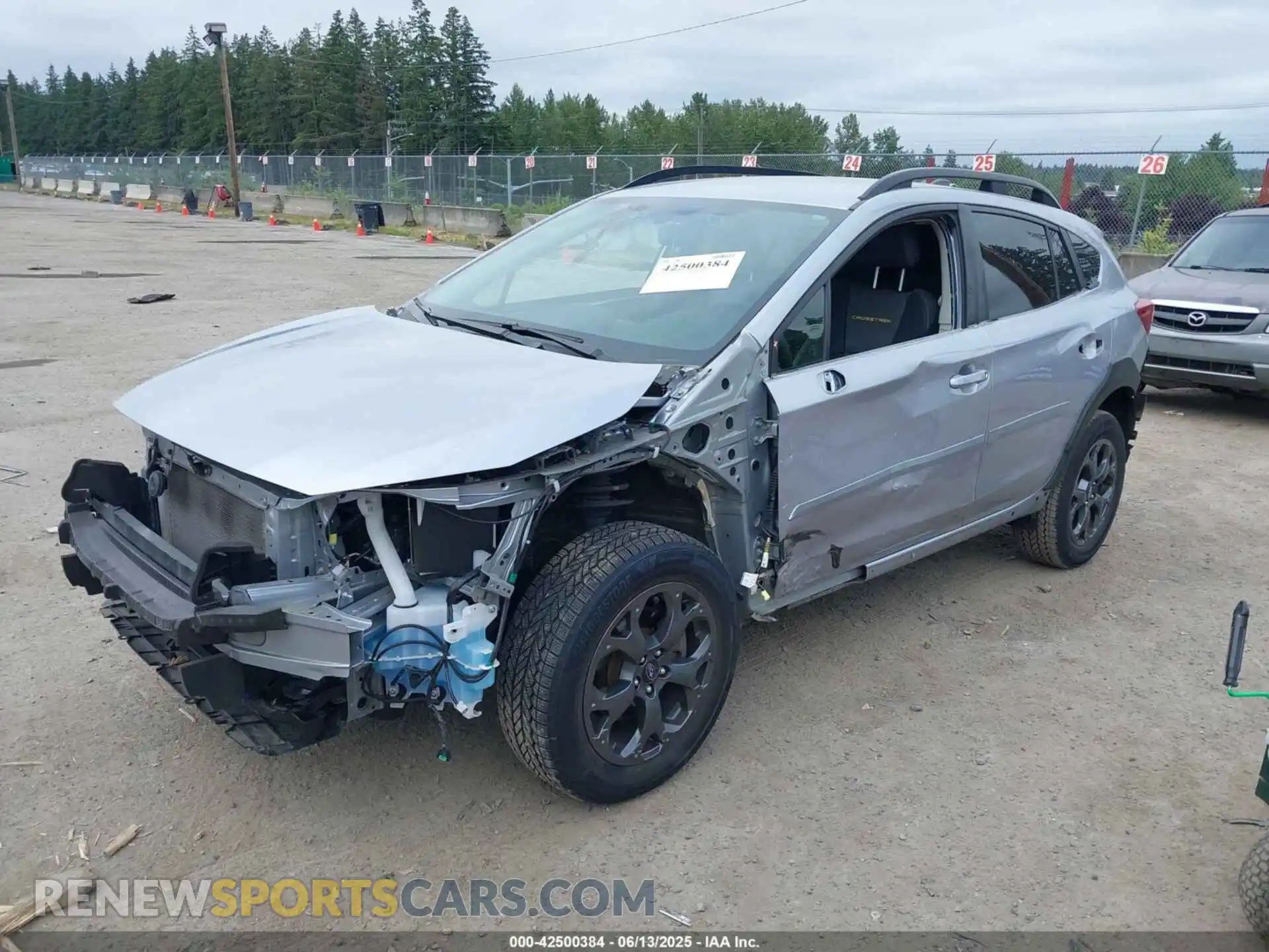 2 Photograph of a damaged car JF2GTHRC2NH237567 SUBARU CROSSTREK 2022