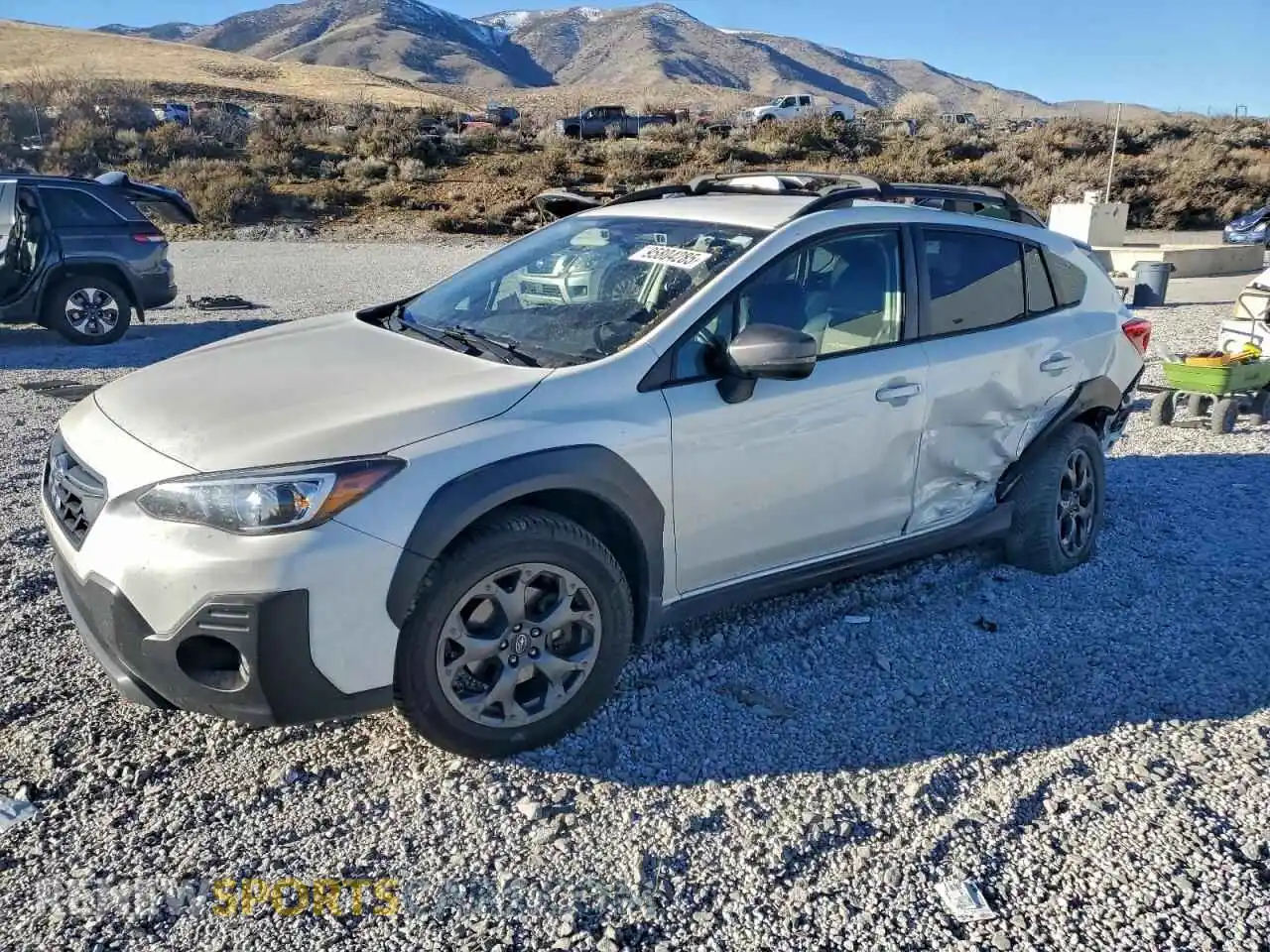 1 Photograph of a damaged car JF2GTHRC4NH216445 SUBARU CROSSTREK 2022