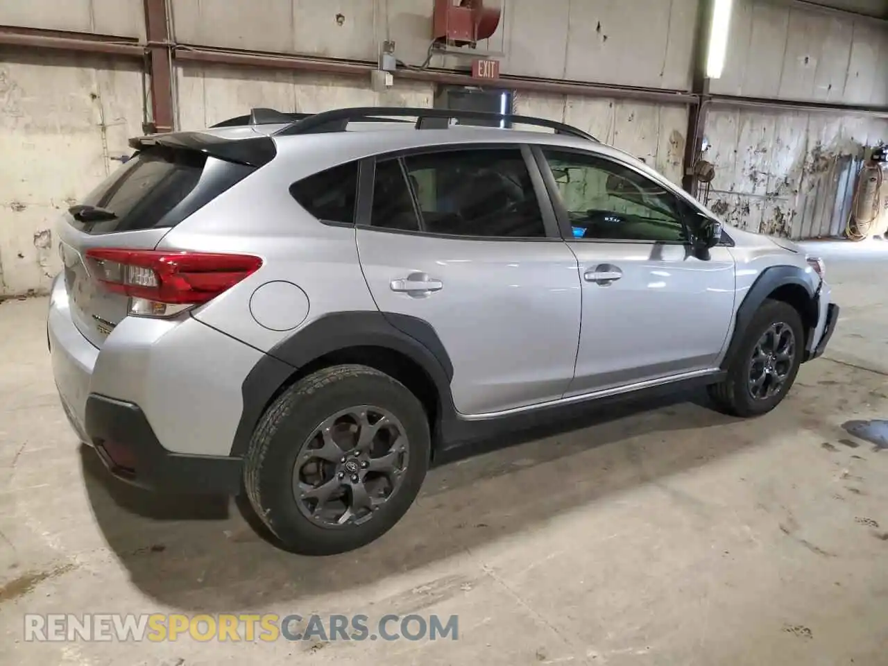 3 Photograph of a damaged car JF2GTHRC5NH275357 SUBARU CROSSTREK 2022