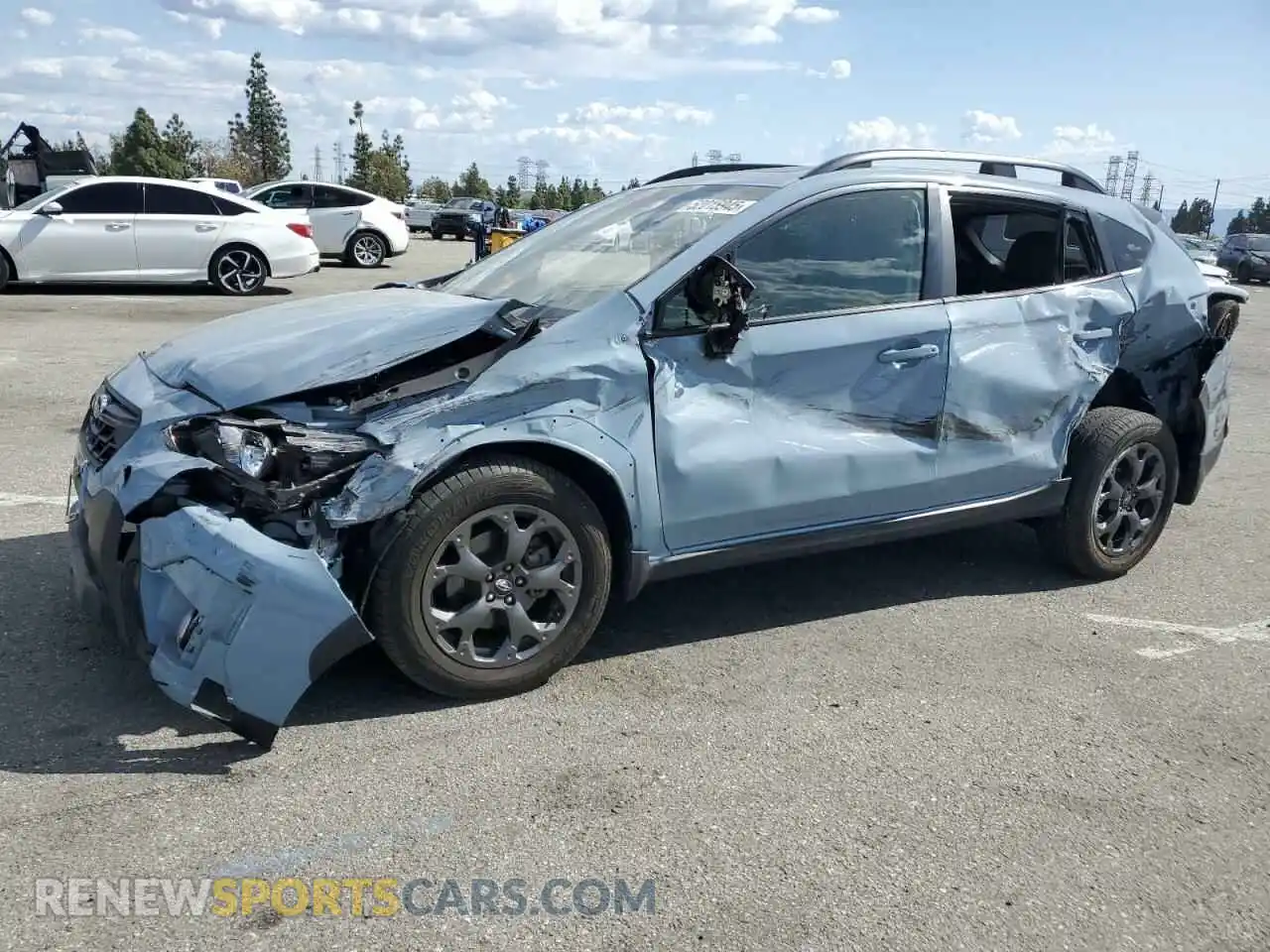 1 Photograph of a damaged car JF2GTHSC0NH219787 SUBARU CROSSTREK 2022