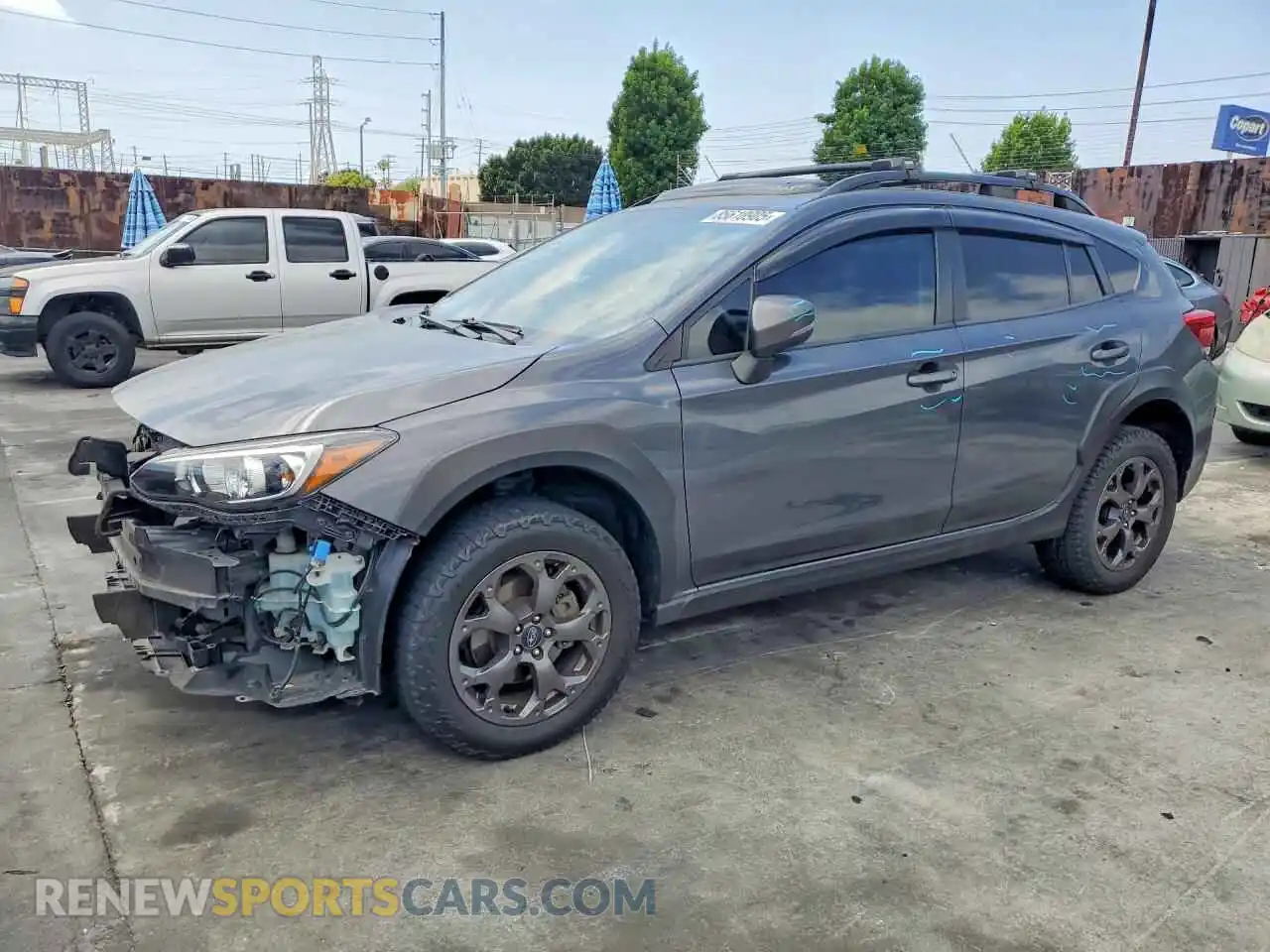 1 Photograph of a damaged car JF2GTHSC1NH206434 SUBARU CROSSTREK 2022