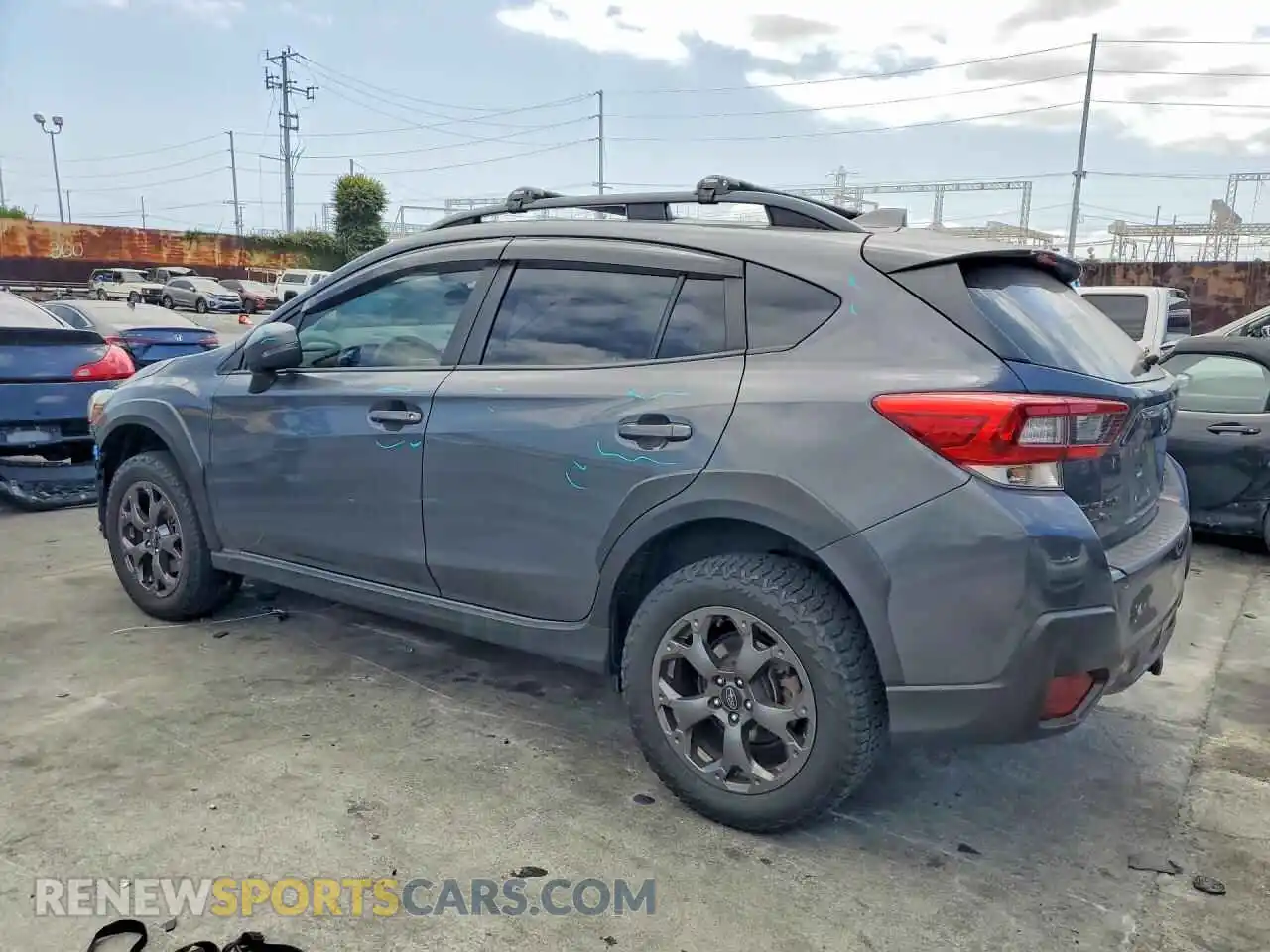 2 Photograph of a damaged car JF2GTHSC1NH206434 SUBARU CROSSTREK 2022
