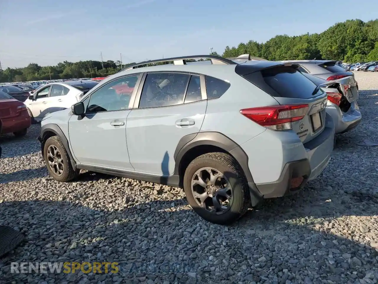 2 Photograph of a damaged car JF2GTHSC1NH209866 SUBARU CROSSTREK 2022