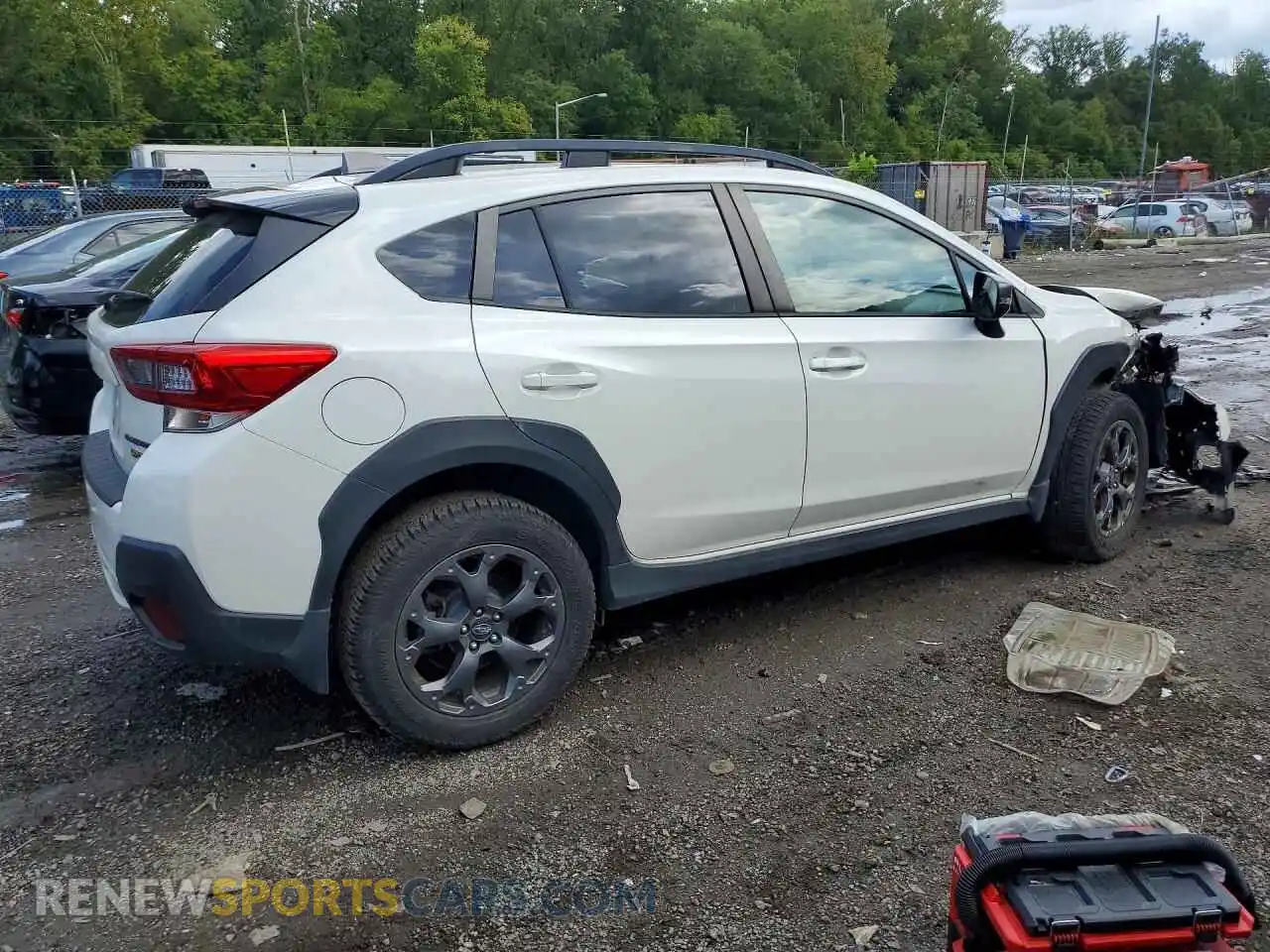 3 Photograph of a damaged car JF2GTHSC3NH231447 SUBARU CROSSTREK 2022