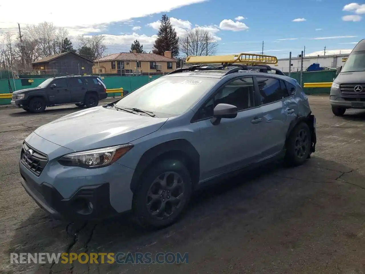 1 Photograph of a damaged car JF2GTHSC4NH202412 SUBARU CROSSTREK 2022