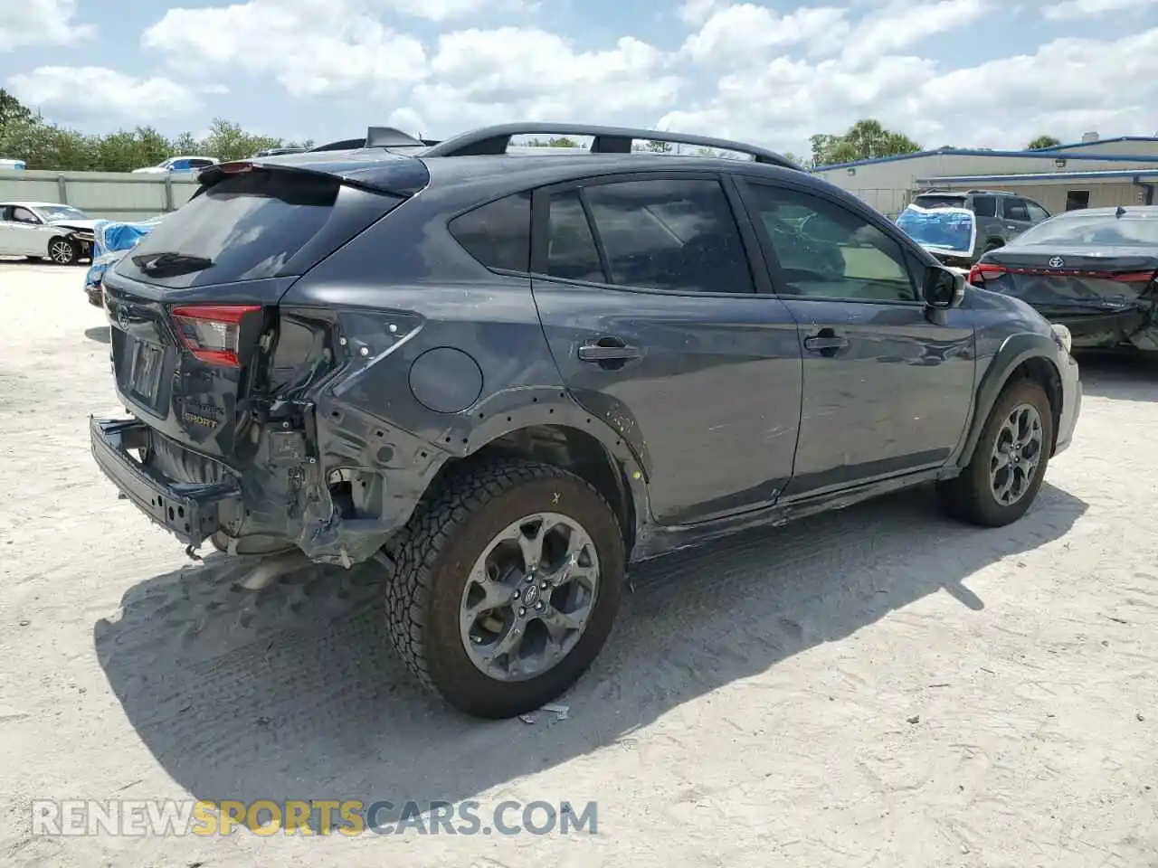 3 Photograph of a damaged car JF2GTHSC5NH219137 SUBARU CROSSTREK 2022