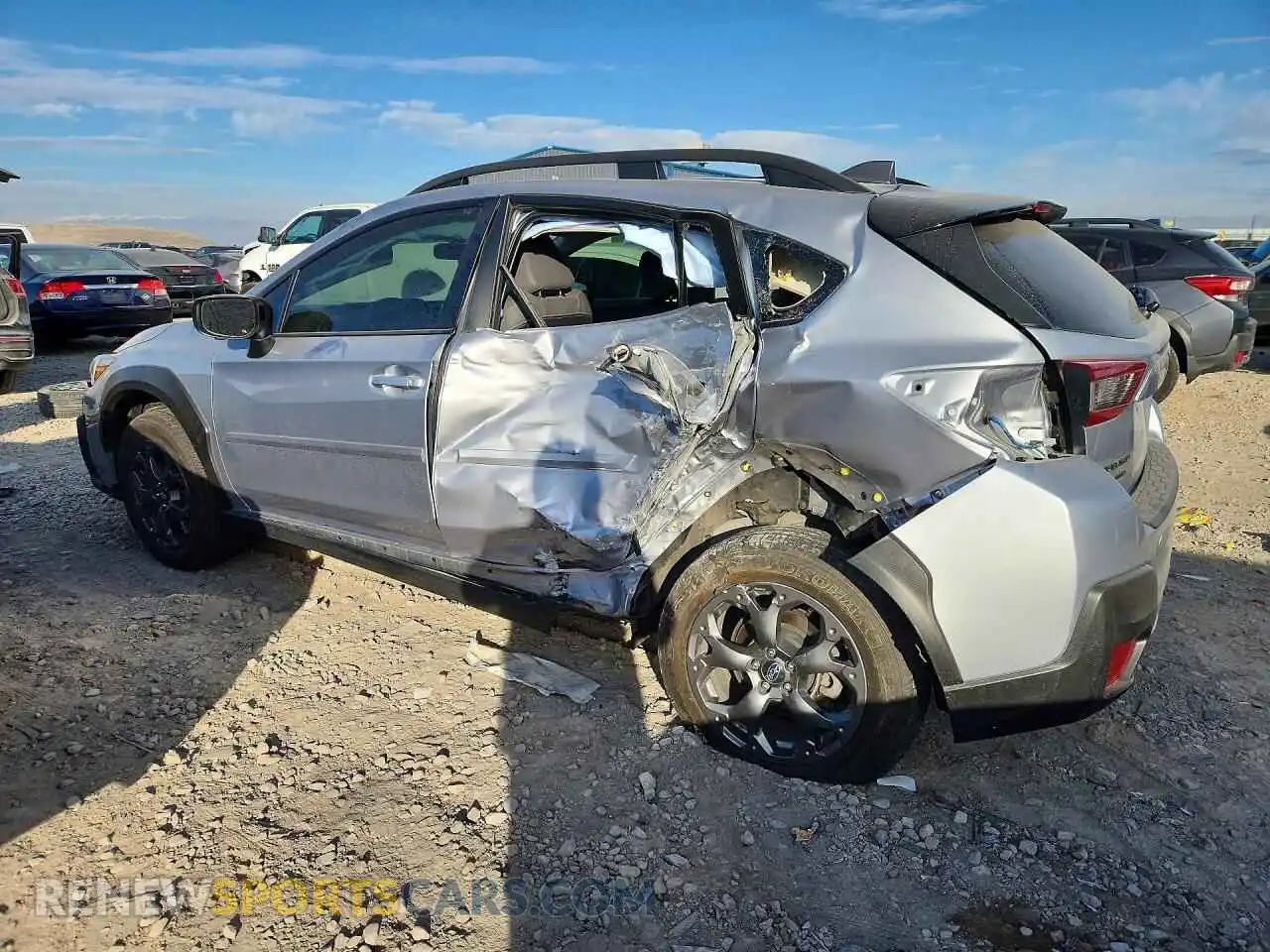 2 Photograph of a damaged car JF2GTHSC7NH210035 SUBARU CROSSTREK 2022