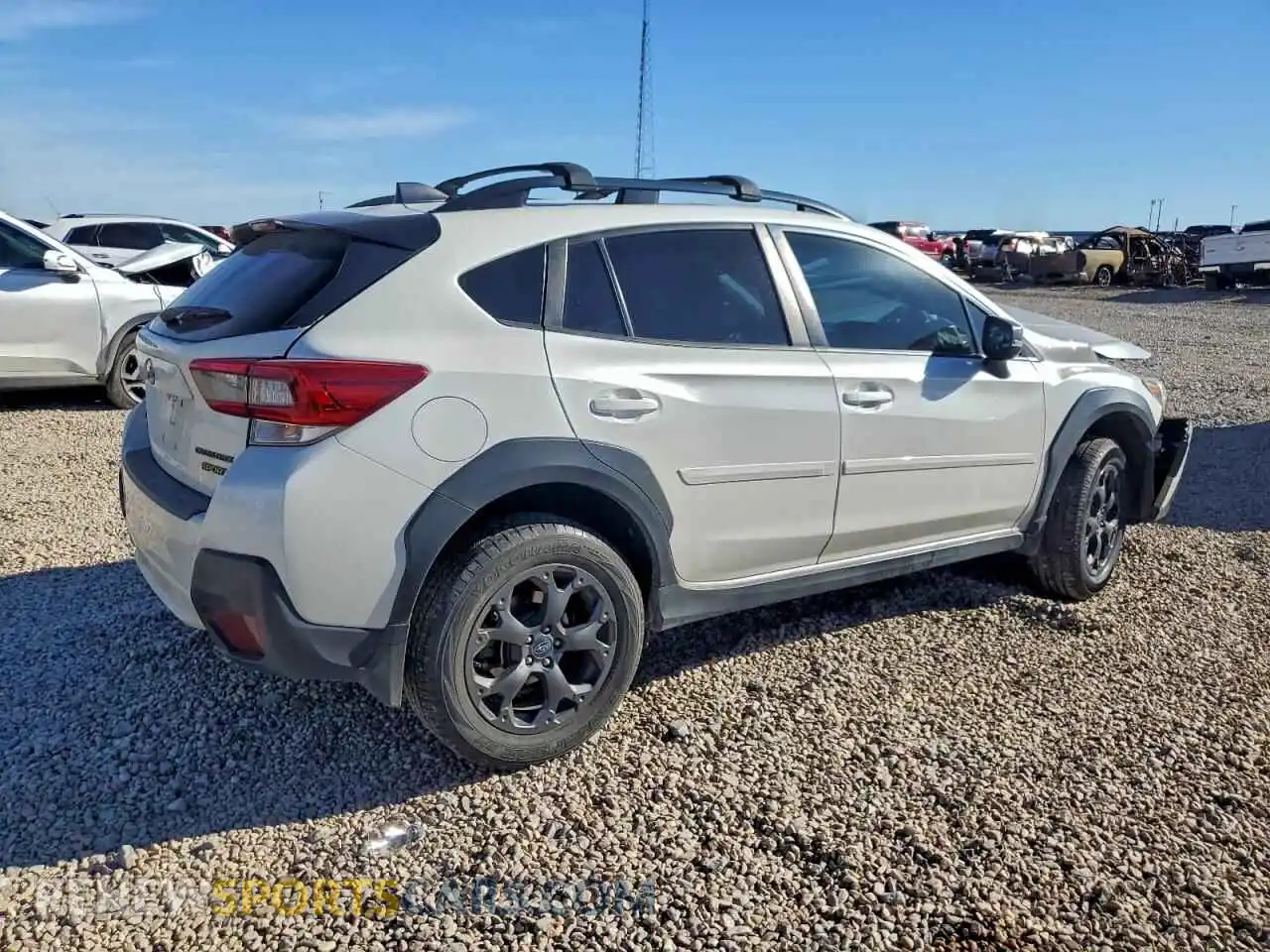 3 Photograph of a damaged car JF2GTHSC7NH278299 SUBARU CROSSTREK 2022