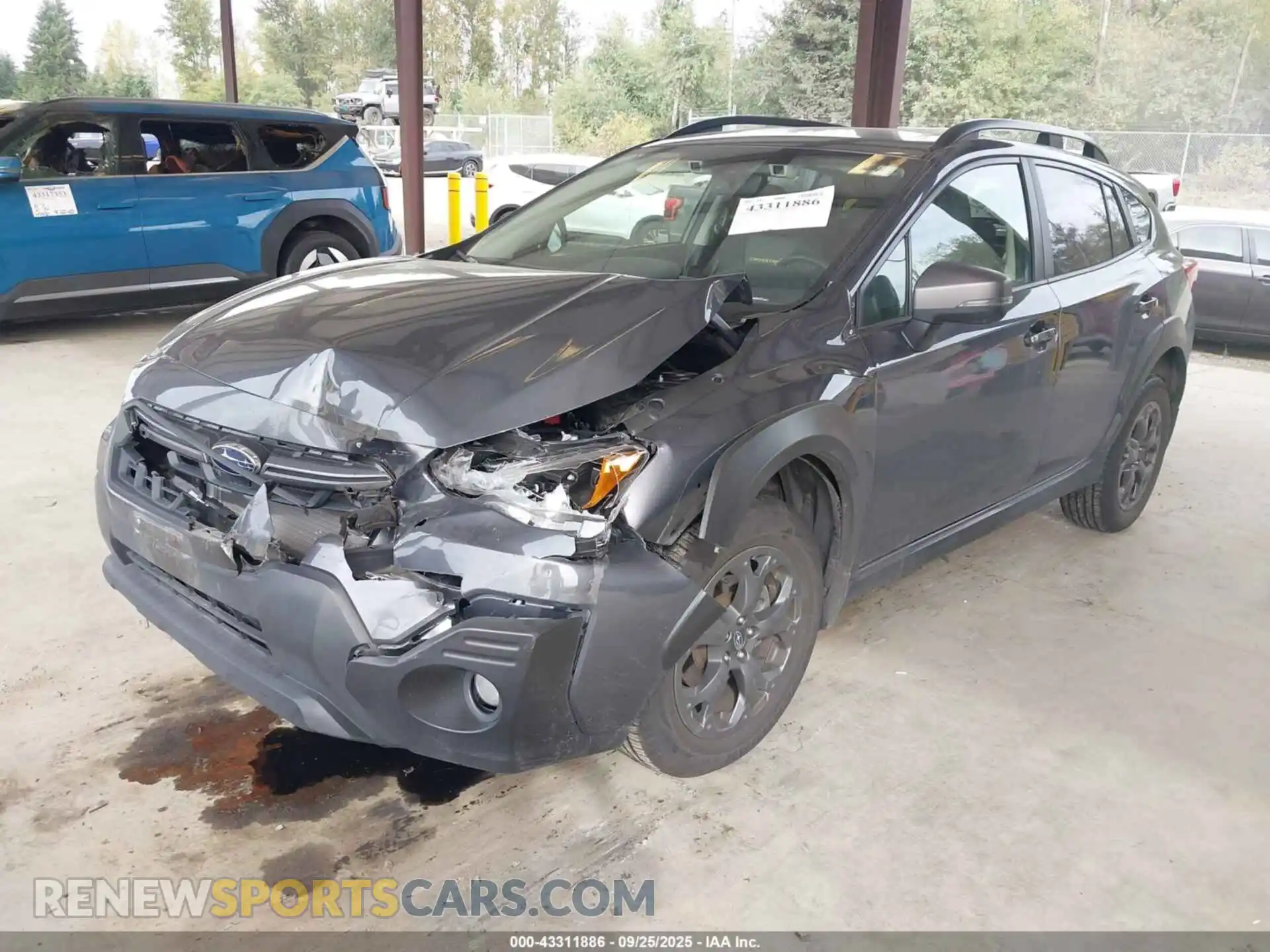 2 Photograph of a damaged car JF2GTHSC7NH284698 SUBARU CROSSTREK 2022