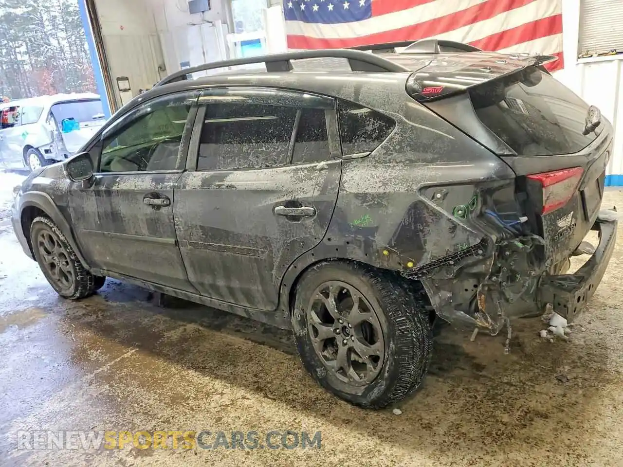 2 Photograph of a damaged car JF2GTHSC8NH275783 SUBARU CROSSTREK 2022
