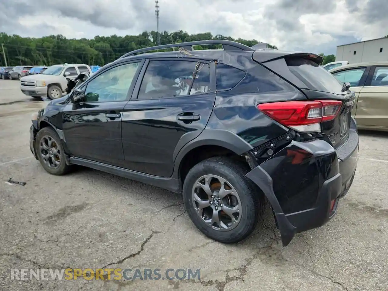 2 Photograph of a damaged car JF2GTHSC8NH284418 SUBARU CROSSTREK 2022
