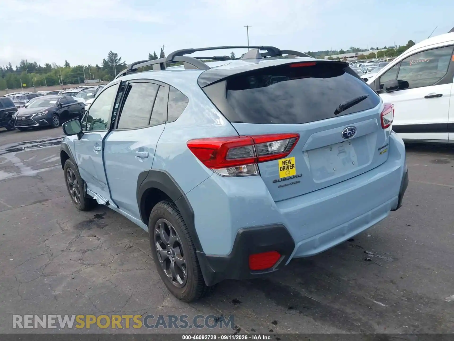 3 fotografías del automóvil dañado JF2GTHSC8NH288436 SUBARU CROSSTREK 2022