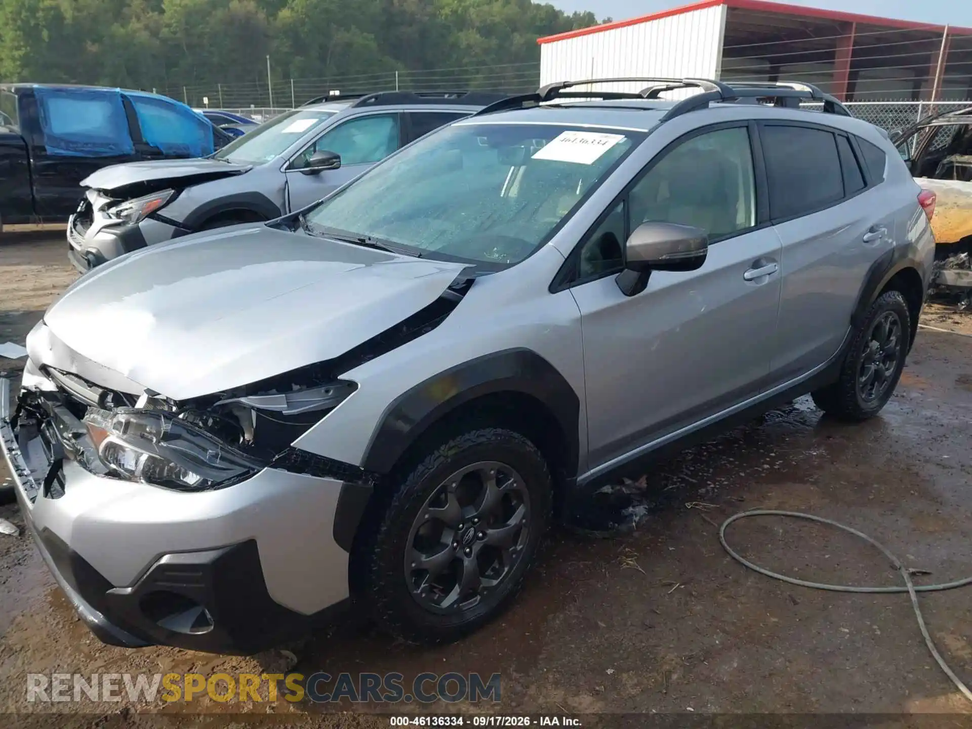 2 Photograph of a damaged car JF2GTHSC9NH257941 SUBARU CROSSTREK 2022