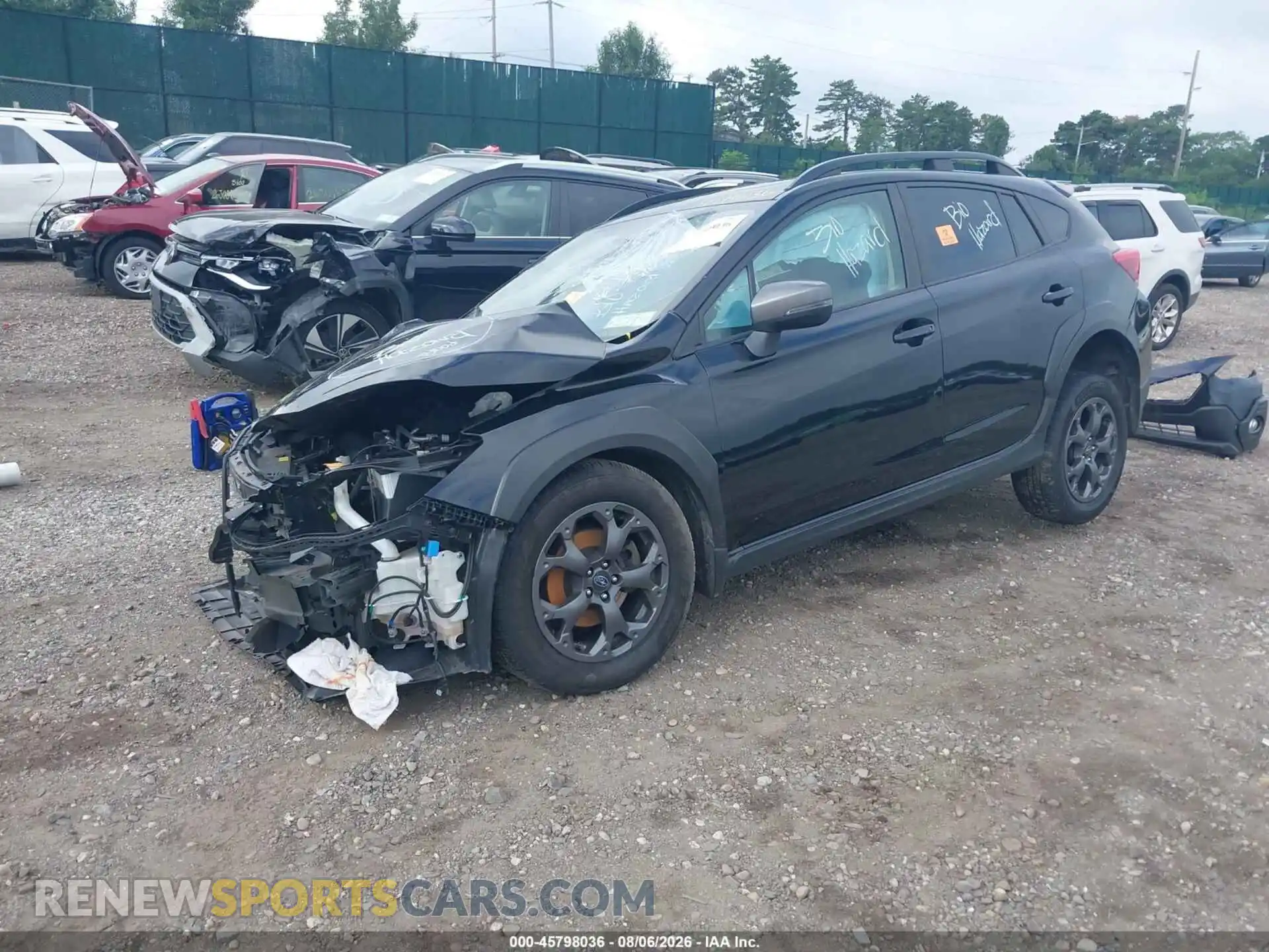2 Photograph of a damaged car JF2GTHSCXNH209980 SUBARU CROSSTREK 2022