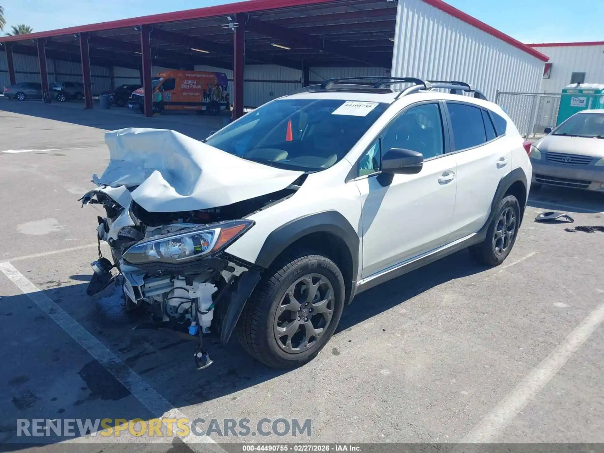 2 Photograph of a damaged car JF2GTHSCXNH210921 SUBARU CROSSTREK 2022