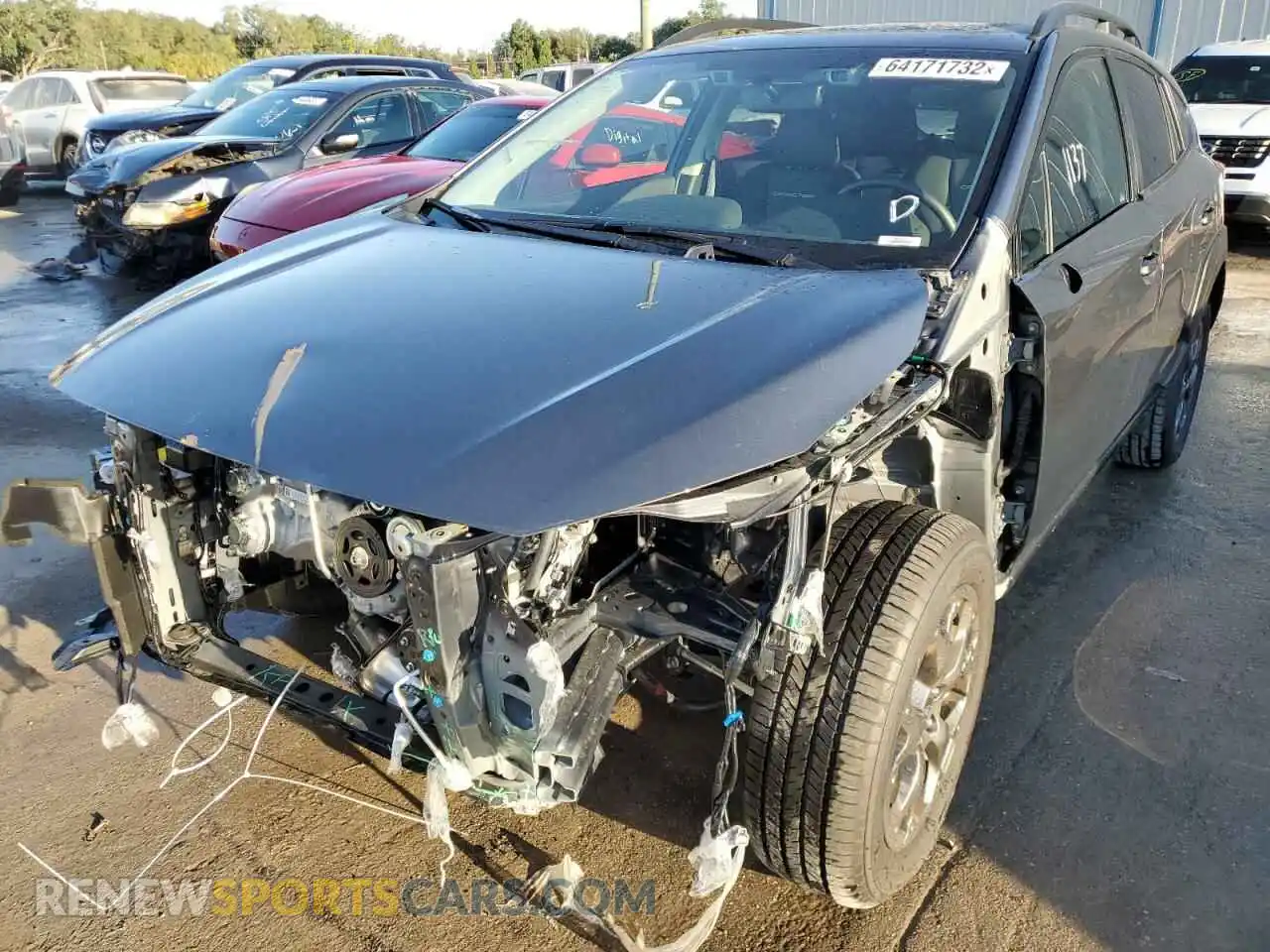 2 Photograph of a damaged car JF2GTHSCXNH234362 SUBARU CROSSTREK 2022