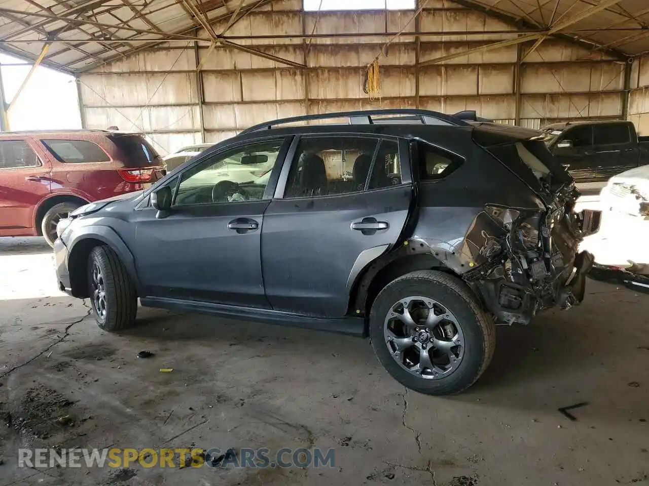 2 fotografías del automóvil dañado JF2GTHSCXNH270133 SUBARU CROSSTREK 2022