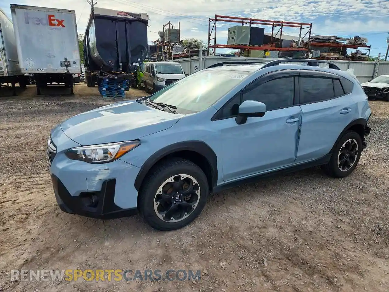 1 Photograph of a damaged car JF2GTAEC8PH319951 SUBARU CROSSTREK 2023