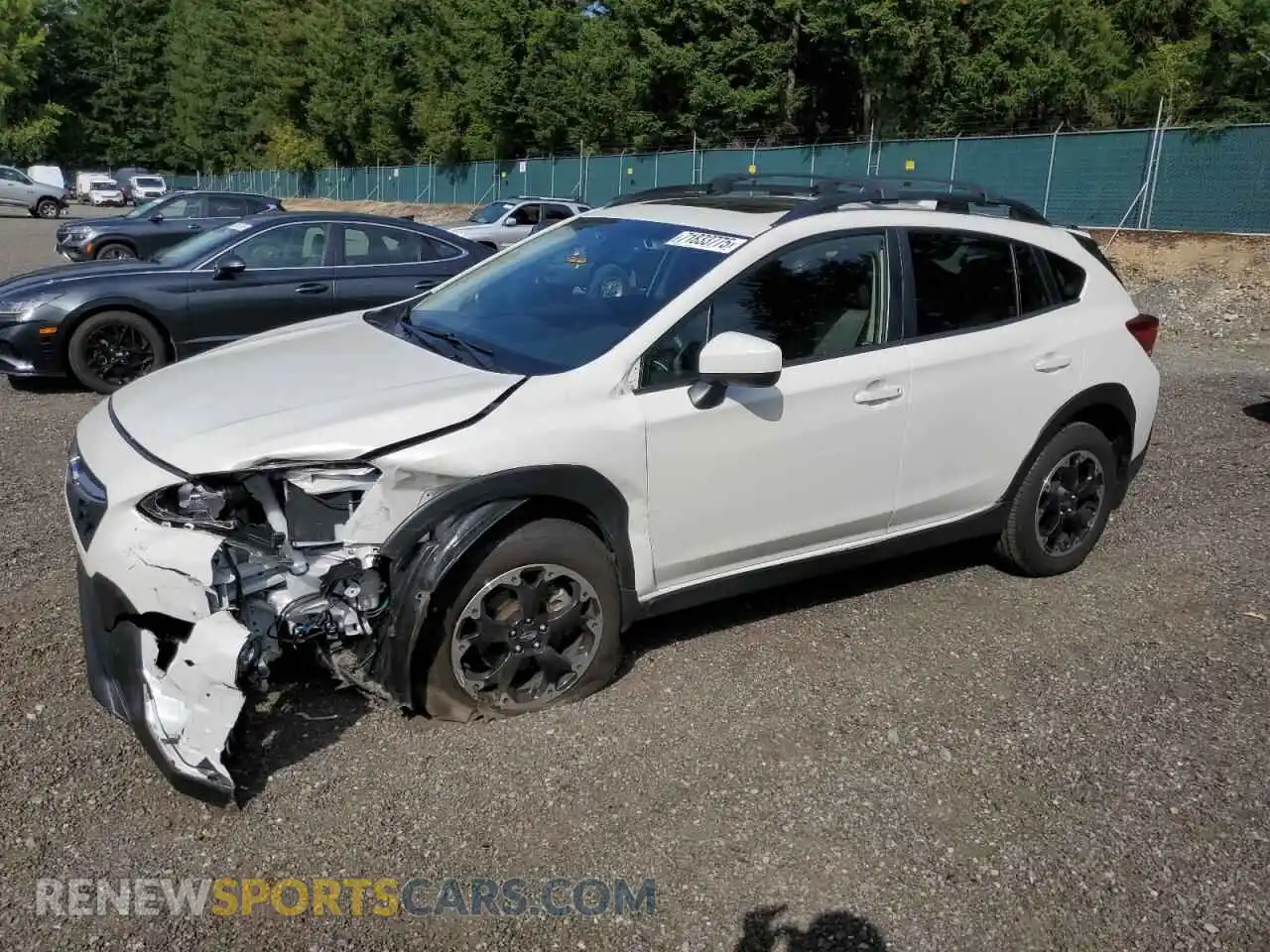 1 Photograph of a damaged car JF2GTAECXPH280280 SUBARU CROSSTREK 2023