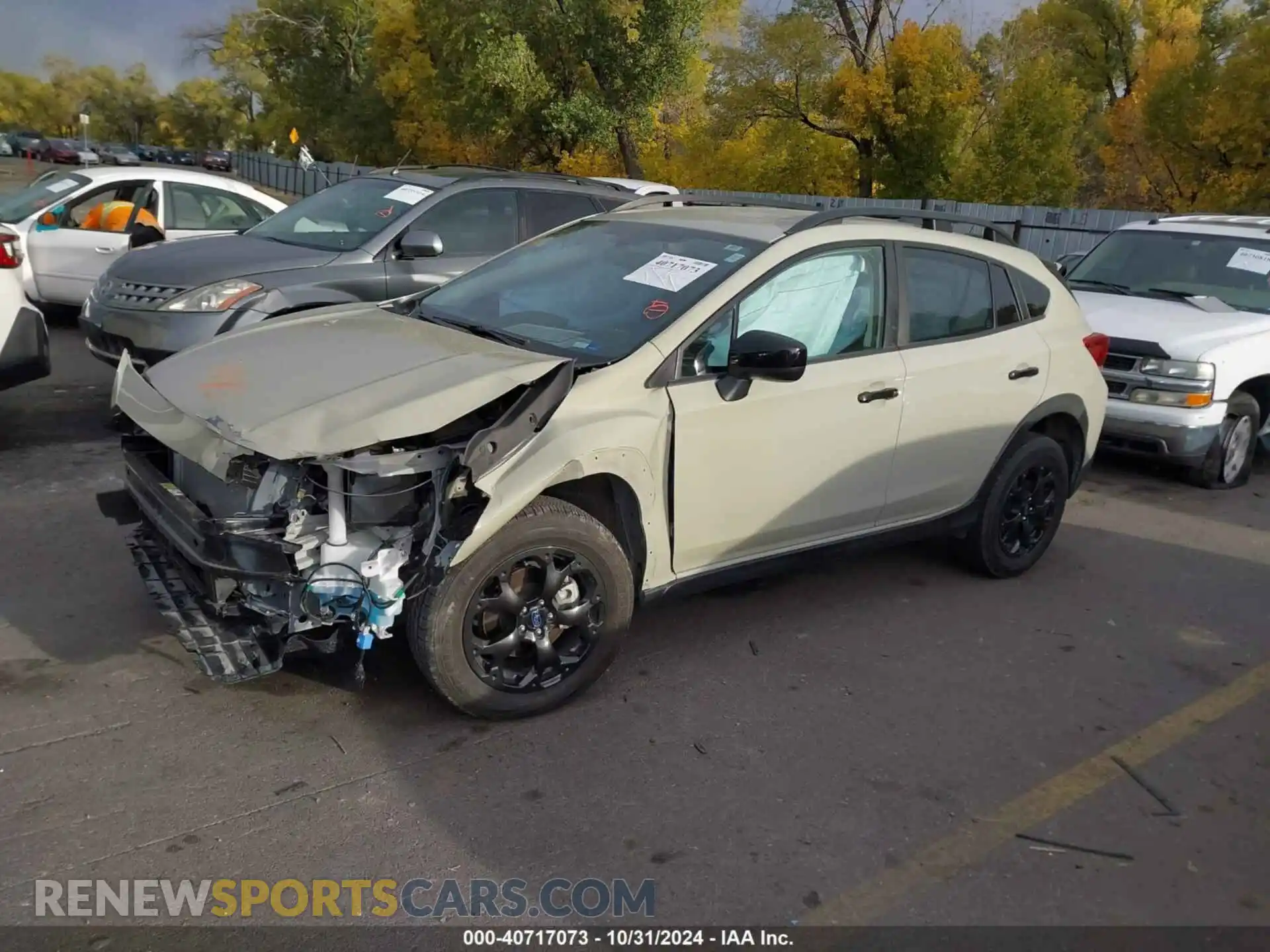 2 fotografías del automóvil dañado JF2GTAPC3P8300480 SUBARU CROSSTREK 2023