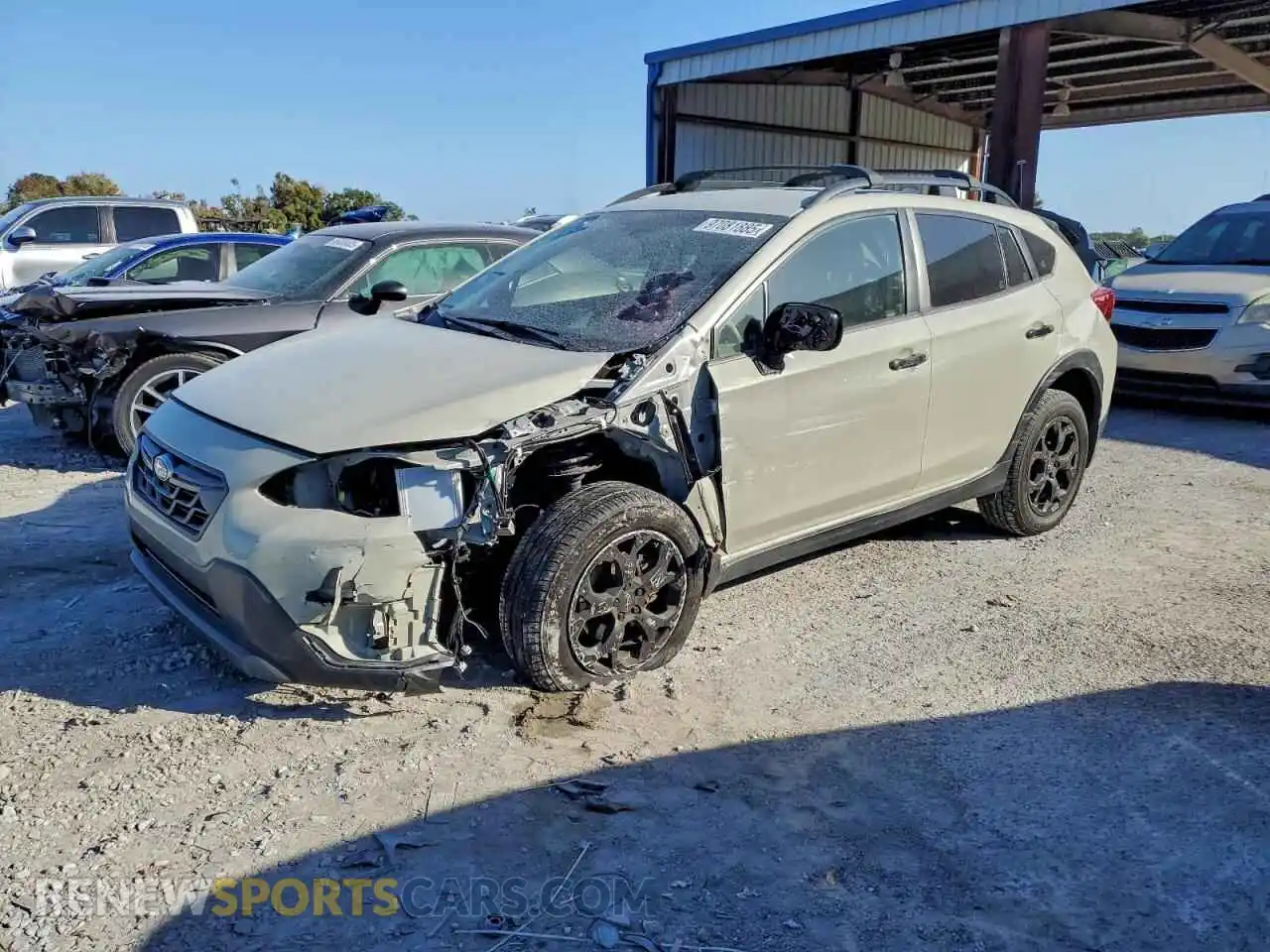 1 Photograph of a damaged car JF2GTAPC3P8303492 SUBARU CROSSTREK 2023