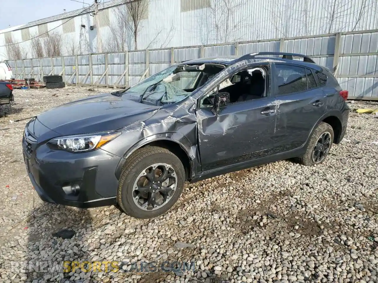 1 Photograph of a damaged car JF2GTAPC4P8328837 SUBARU CROSSTREK 2023