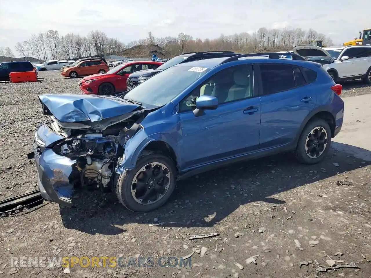 1 Photograph of a damaged car JF2GTAPCXPH205155 SUBARU CROSSTREK 2023