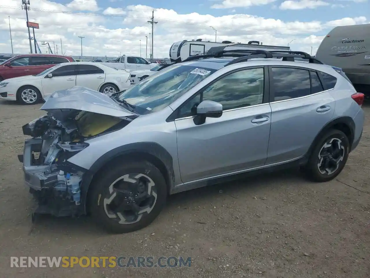 1 Photograph of a damaged car JF2GTHMC8PH239074 SUBARU CROSSTREK 2023