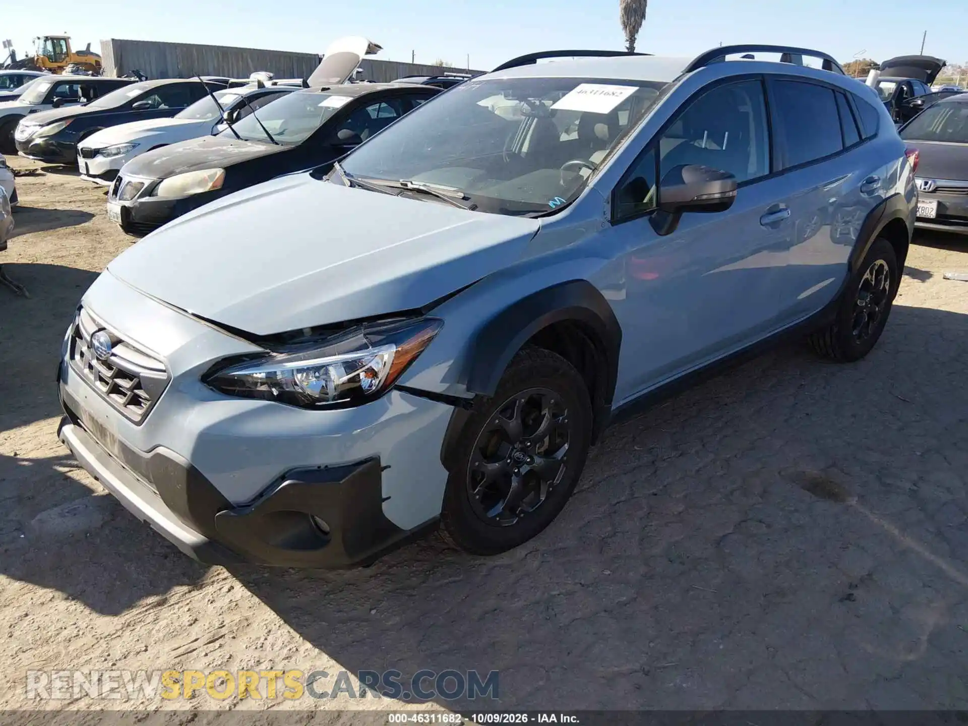2 Фотография поврежденного автомобиля JF2GTHRC2PH233778 SUBARU CROSSTREK 2023