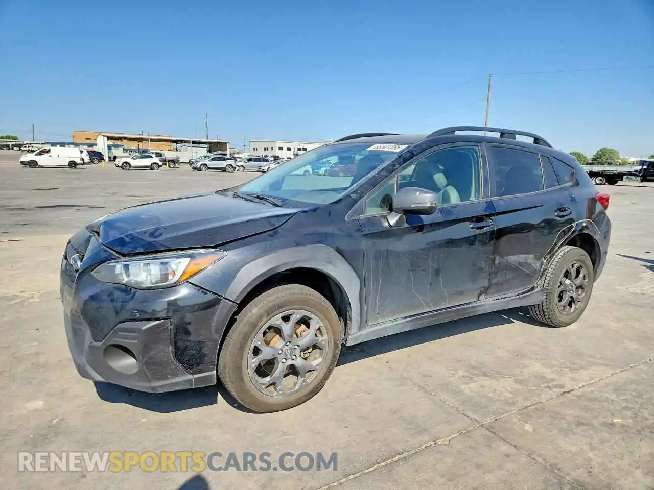 1 Photograph of a damaged car JF2GTHRC2PH325439 SUBARU CROSSTREK 2023