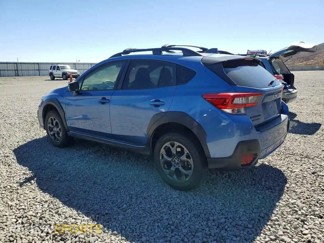 2 fotografías del automóvil dañado JF2GTHRC6PH252267 SUBARU CROSSTREK 2023