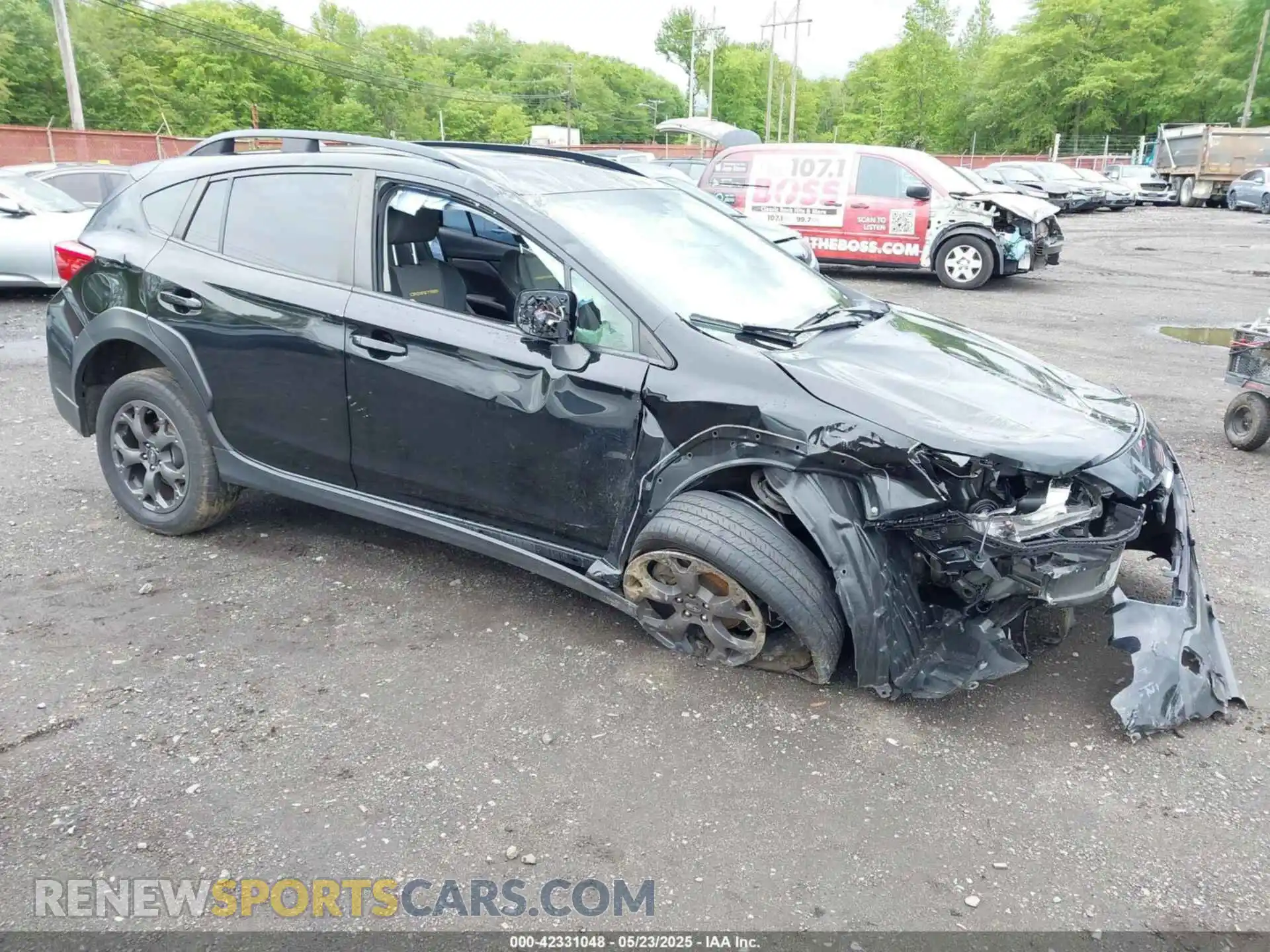 1 Photograph of a damaged car JF2GTHRC7PH229080 SUBARU CROSSTREK 2023