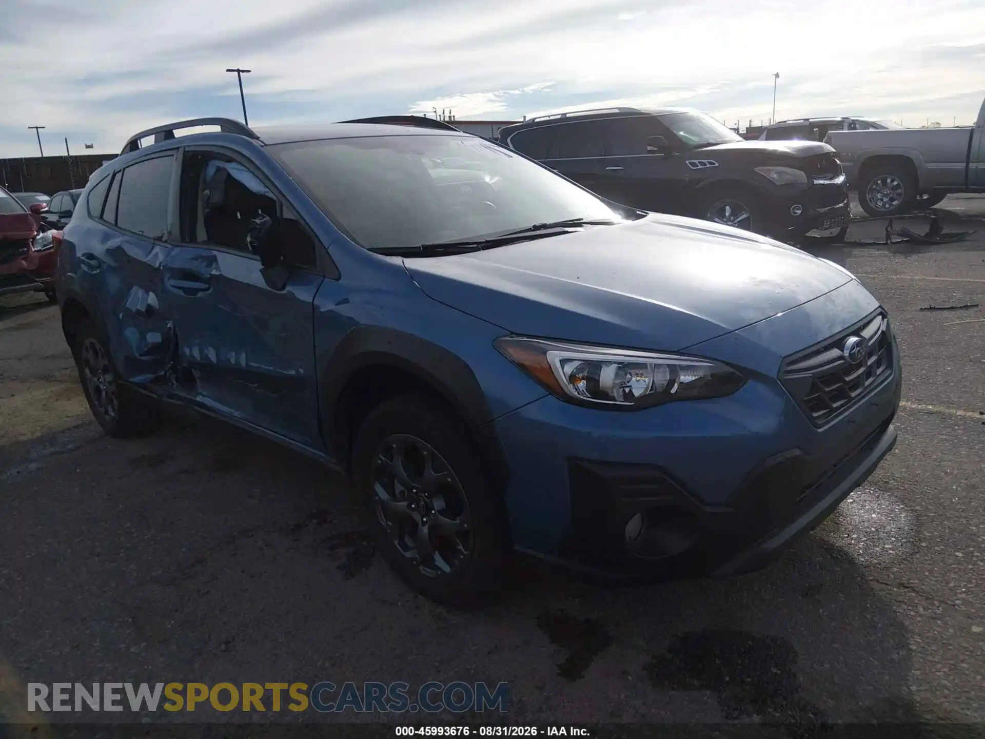 1 Photograph of a damaged car JF2GTHRC7PH322584 SUBARU CROSSTREK 2023