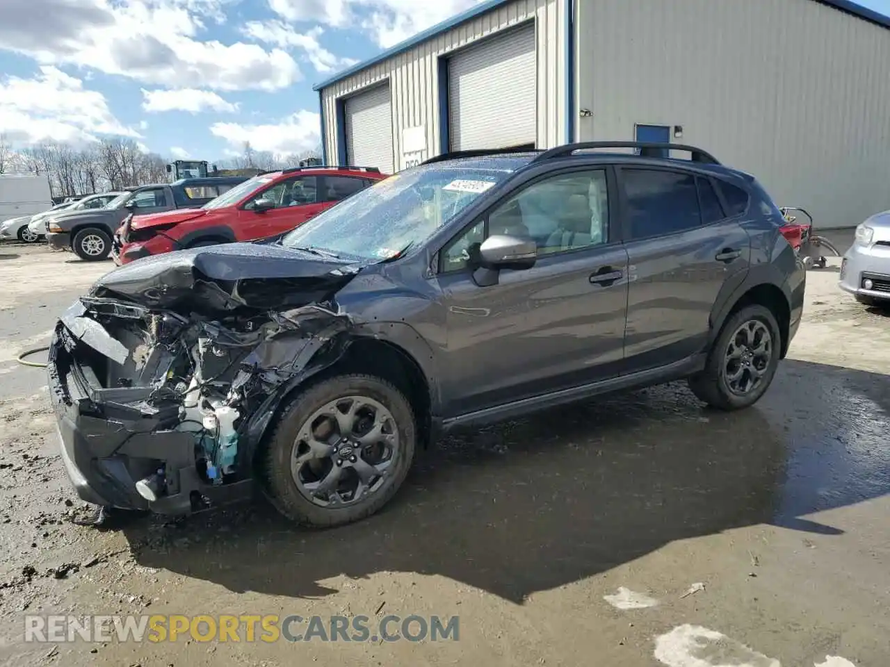 1 Photograph of a damaged car JF2GTHSC0PH202345 SUBARU CROSSTREK 2023