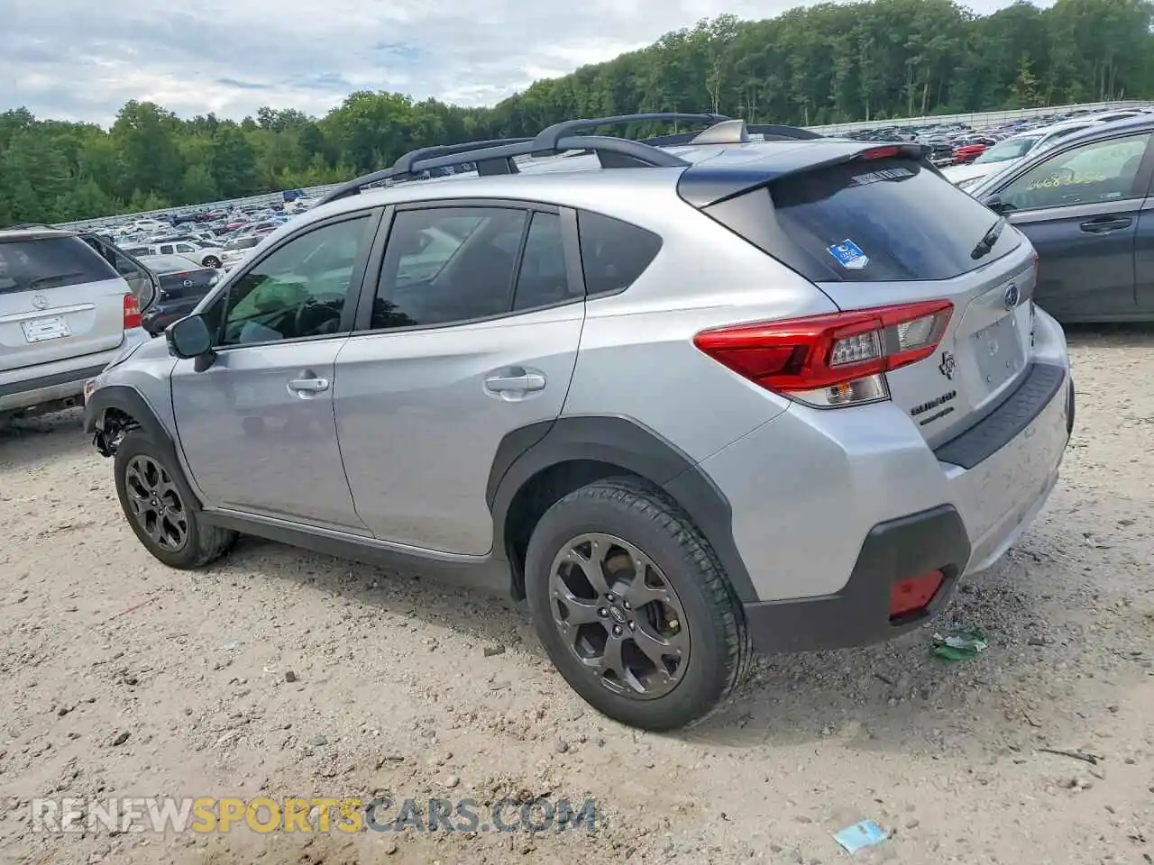 2 fotografías del automóvil dañado JF2GTHSC0PH208632 SUBARU CROSSTREK 2023