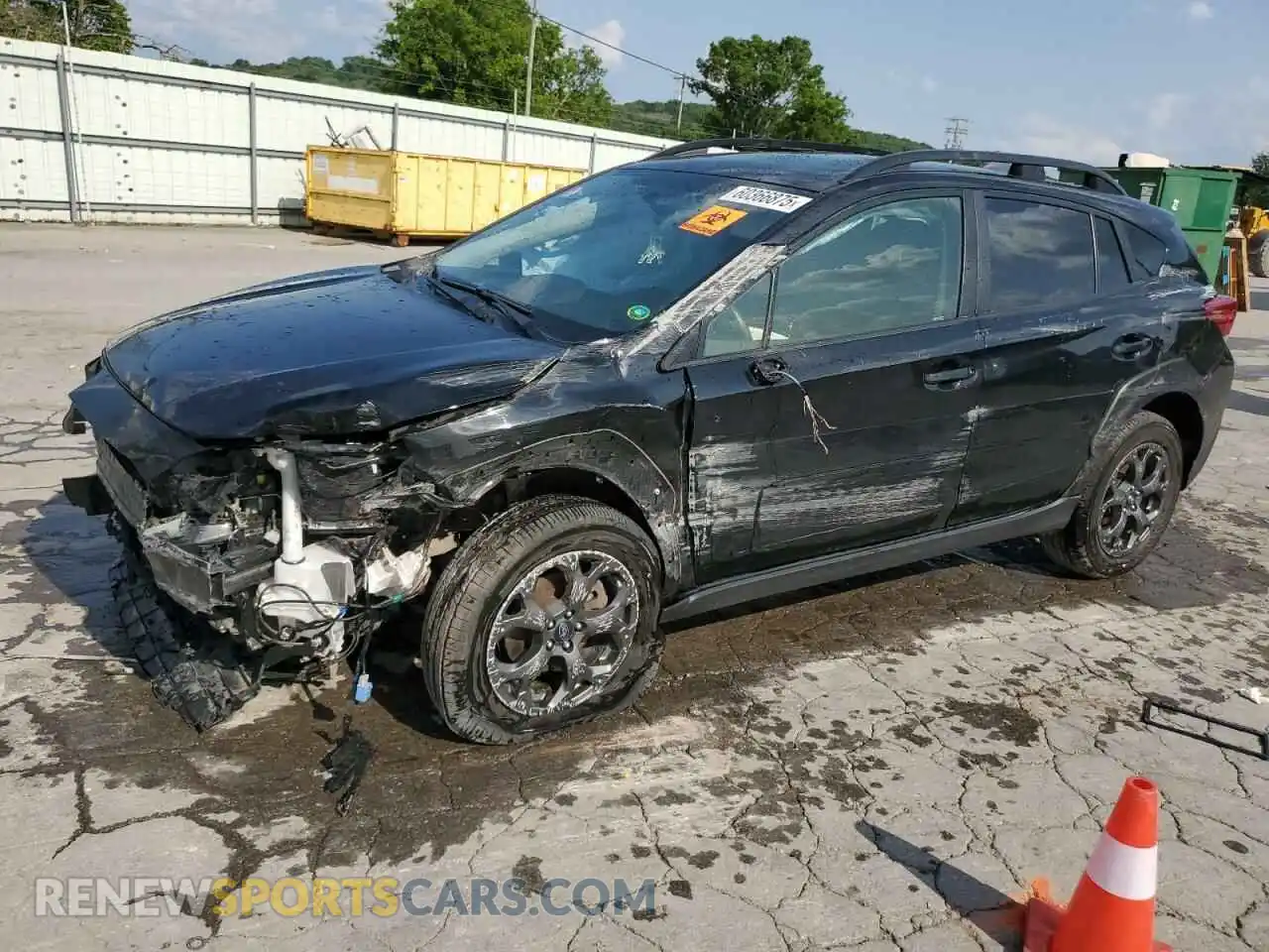 1 Photograph of a damaged car JF2GTHSC0PH238102 SUBARU CROSSTREK 2023