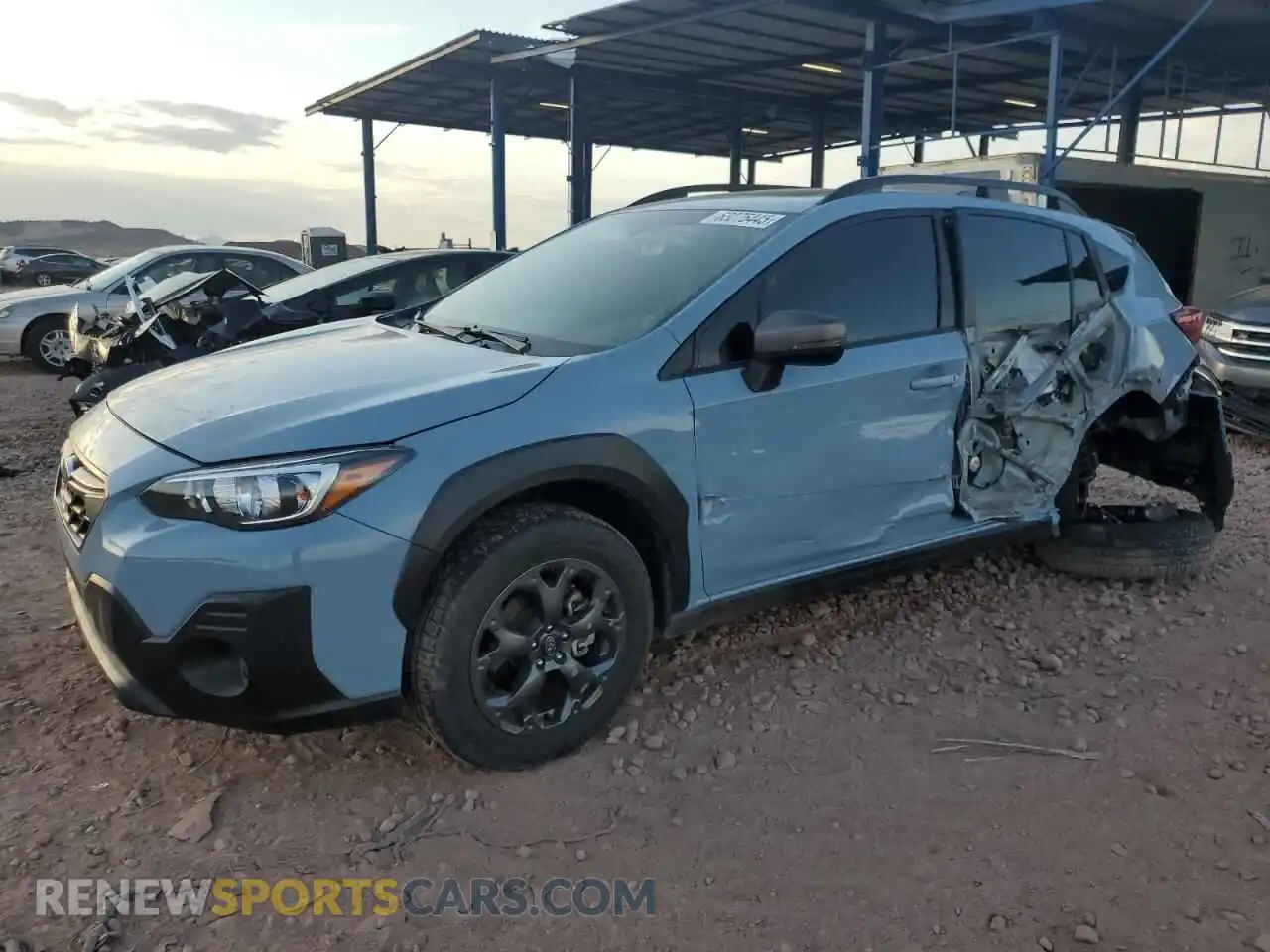 1 Photograph of a damaged car JF2GTHSC0PH243123 SUBARU CROSSTREK 2023