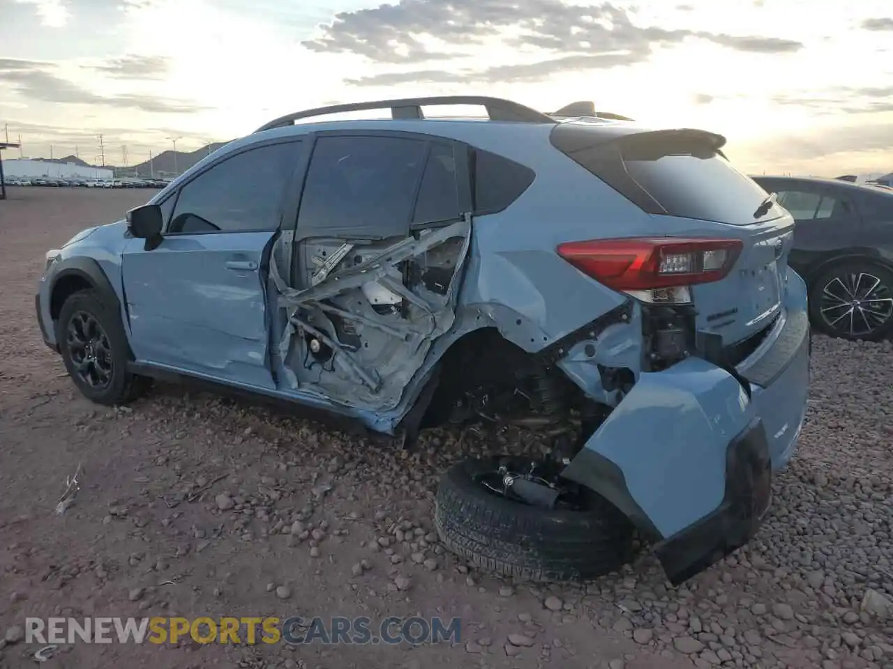 2 Photograph of a damaged car JF2GTHSC0PH243123 SUBARU CROSSTREK 2023