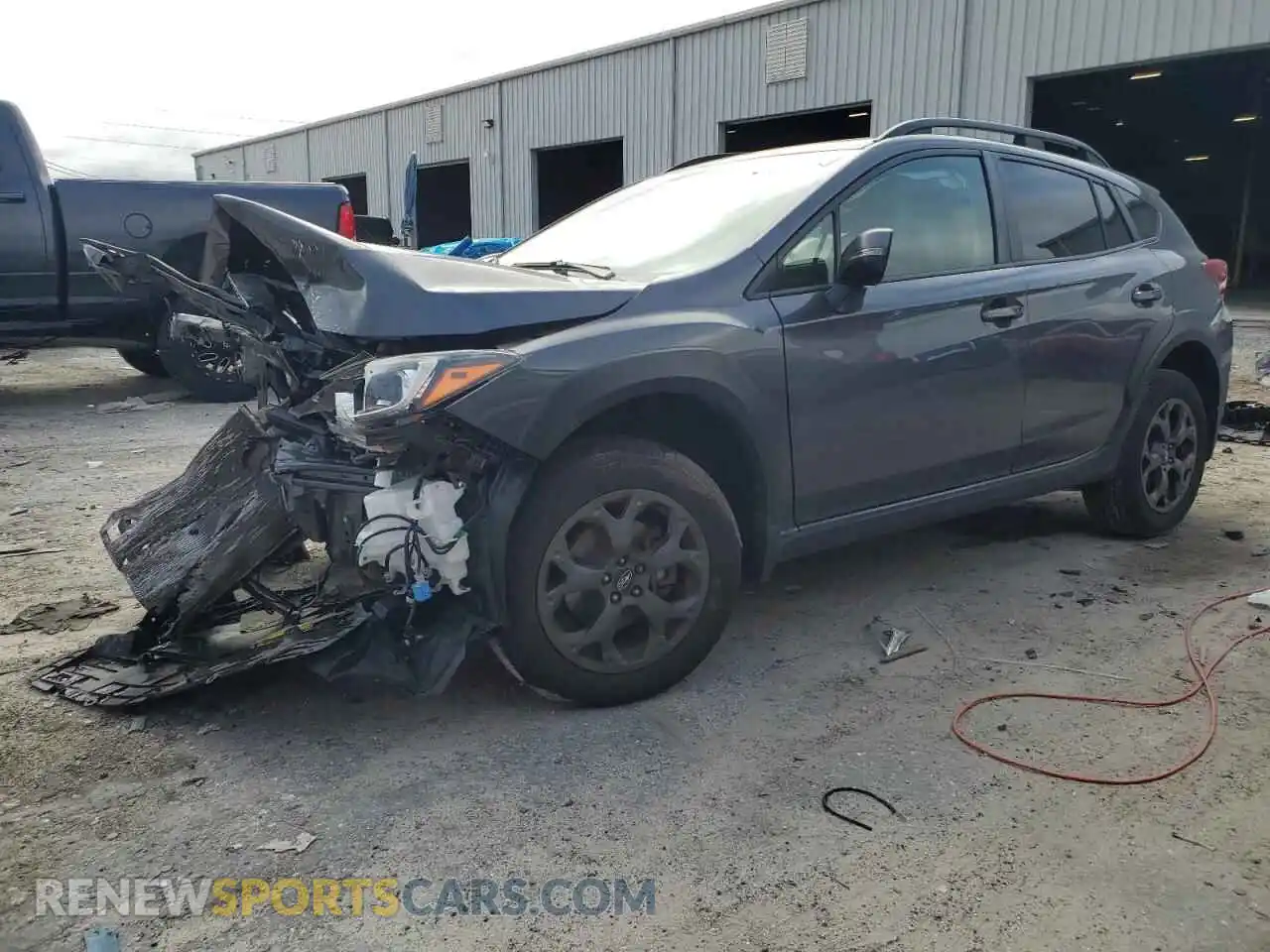 1 Photograph of a damaged car JF2GTHSC1PH315950 SUBARU CROSSTREK 2023