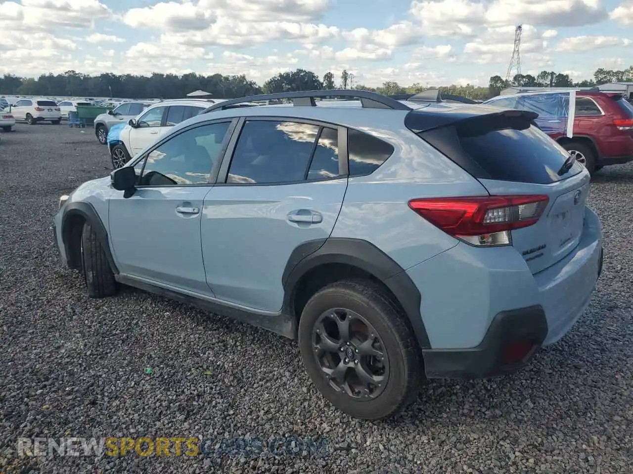 2 fotografías del automóvil dañado JF2GTHSC2PH231992 SUBARU CROSSTREK 2023