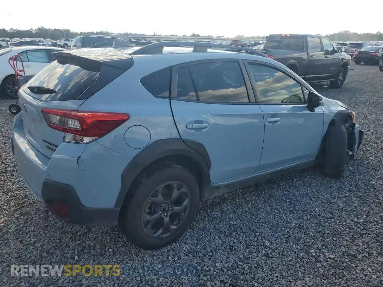 3 fotografías del automóvil dañado JF2GTHSC2PH231992 SUBARU CROSSTREK 2023
