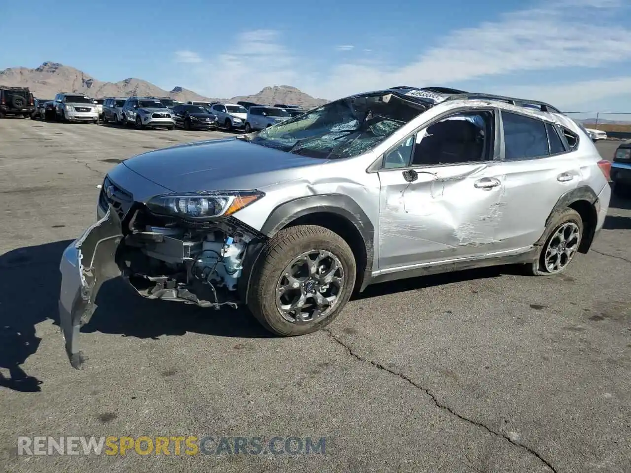 1 Photograph of a damaged car JF2GTHSC2PH240174 SUBARU CROSSTREK 2023