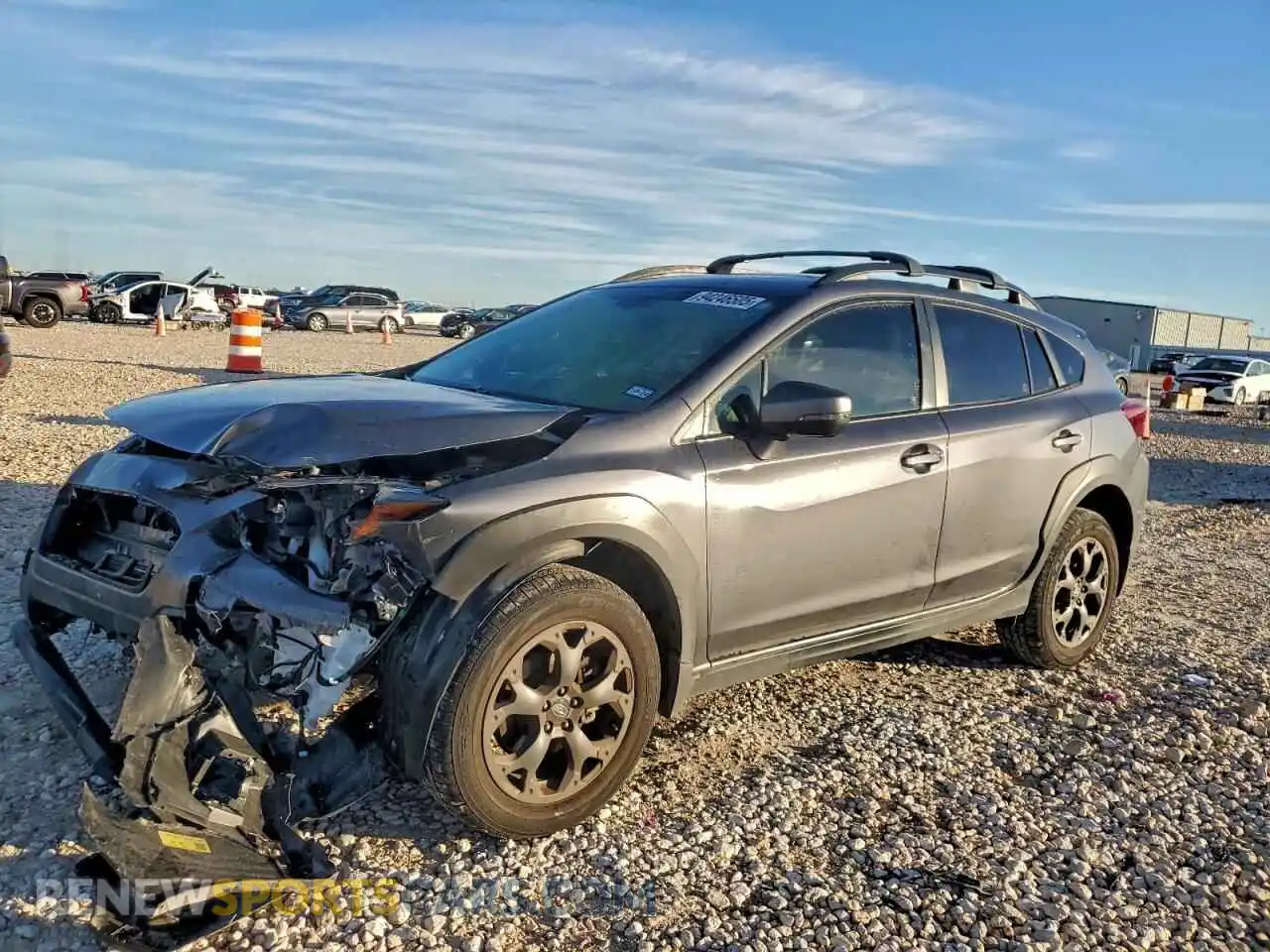 1 Photograph of a damaged car JF2GTHSC2PH250865 SUBARU CROSSTREK 2023