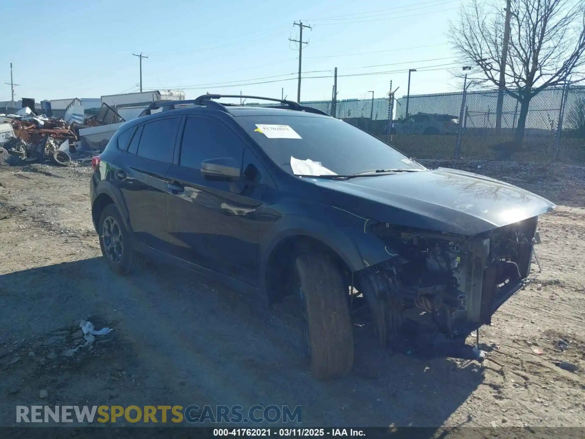 1 Photograph of a damaged car JF2GTHSC2PH270291 SUBARU CROSSTREK 2023