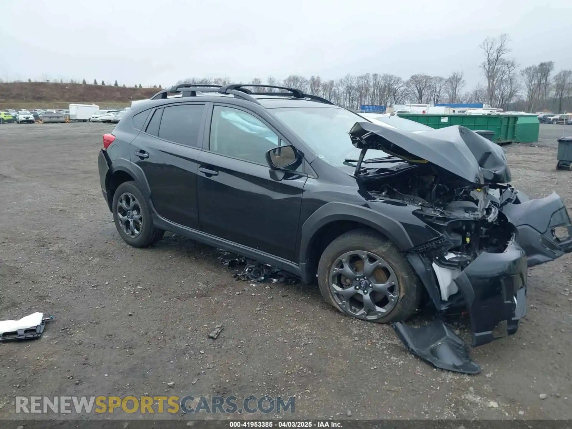 1 Photograph of a damaged car JF2GTHSC3PH250261 SUBARU CROSSTREK 2023